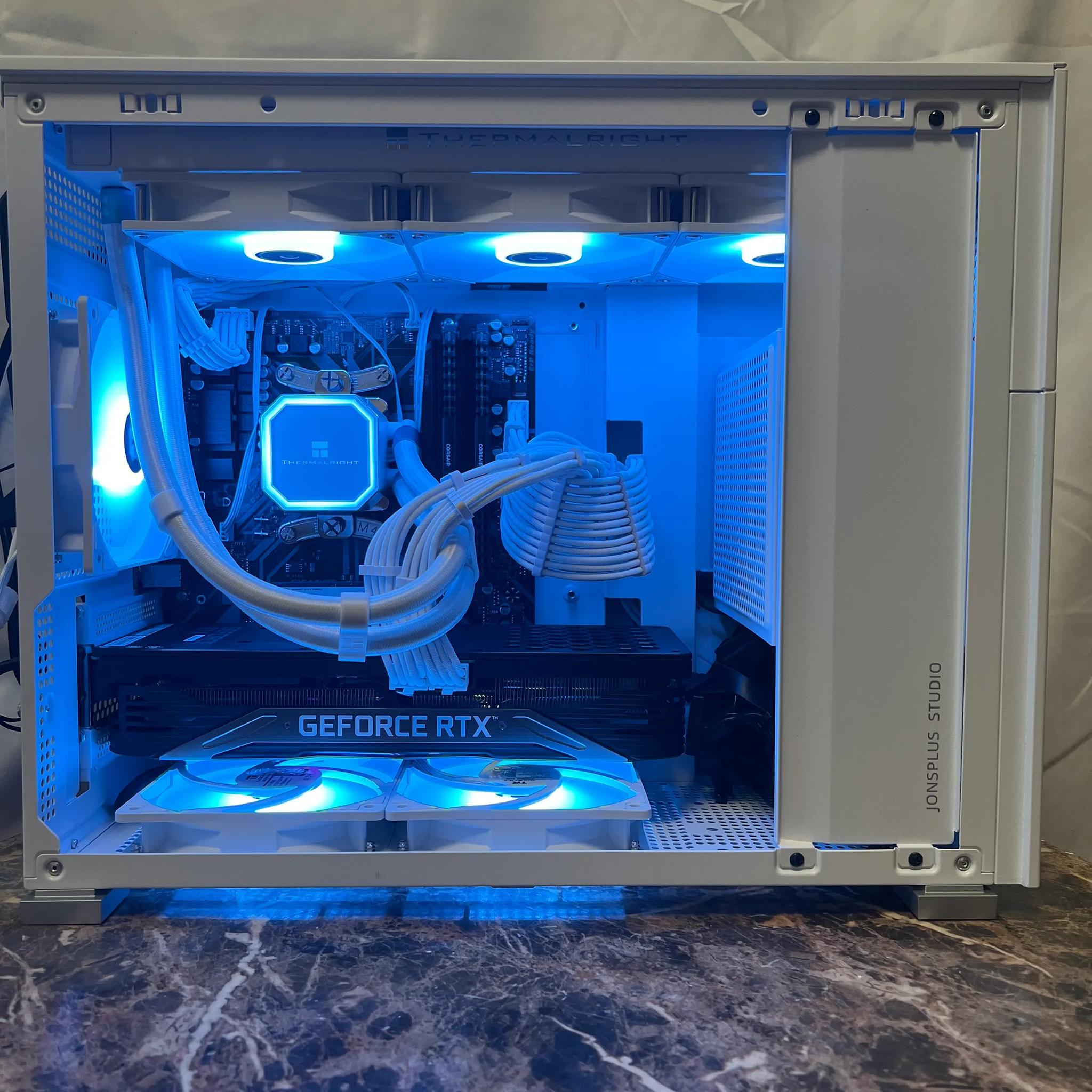 📦🤍 White Box 📦🤍 | RTX 3070 Mini Liquid Cooled PC | Ryzen 5 | 16GB RAM | 1TB Fast SSD