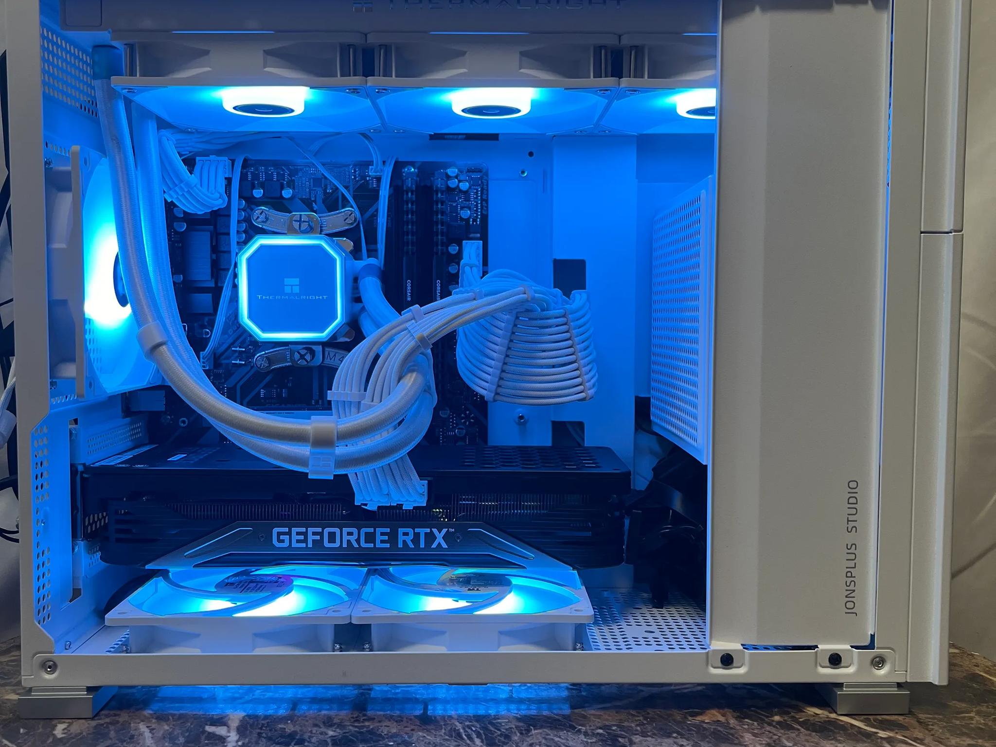 📦🤍 White Box 📦🤍 | RTX 3070 Mini Liquid Cooled PC | Ryzen 5 | 16GB RAM | 1TB Fast SSD