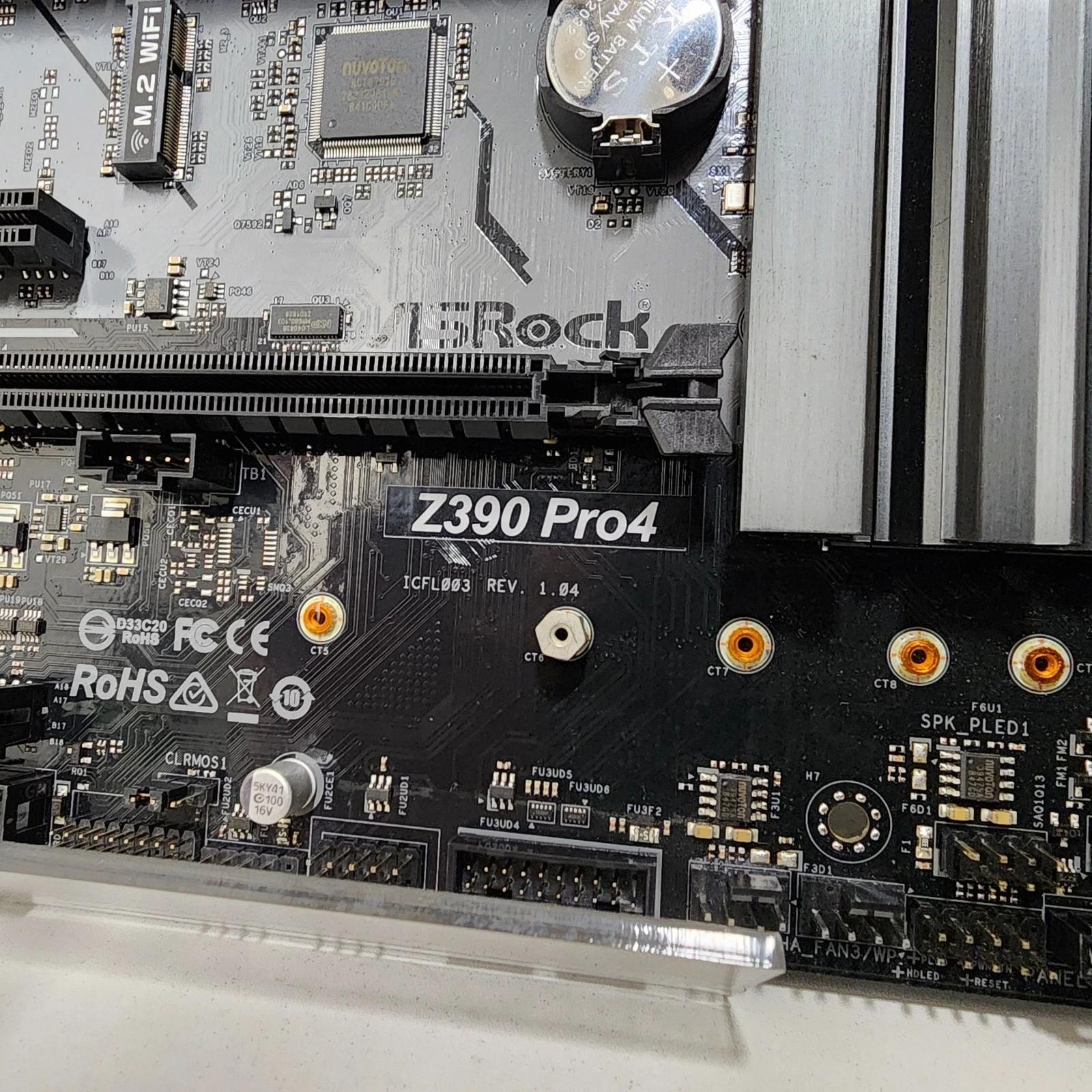 UPDATED BIOS ASROCK Z390 PRO4 LGA1151 DDR4 ATX MOTHERBOARD