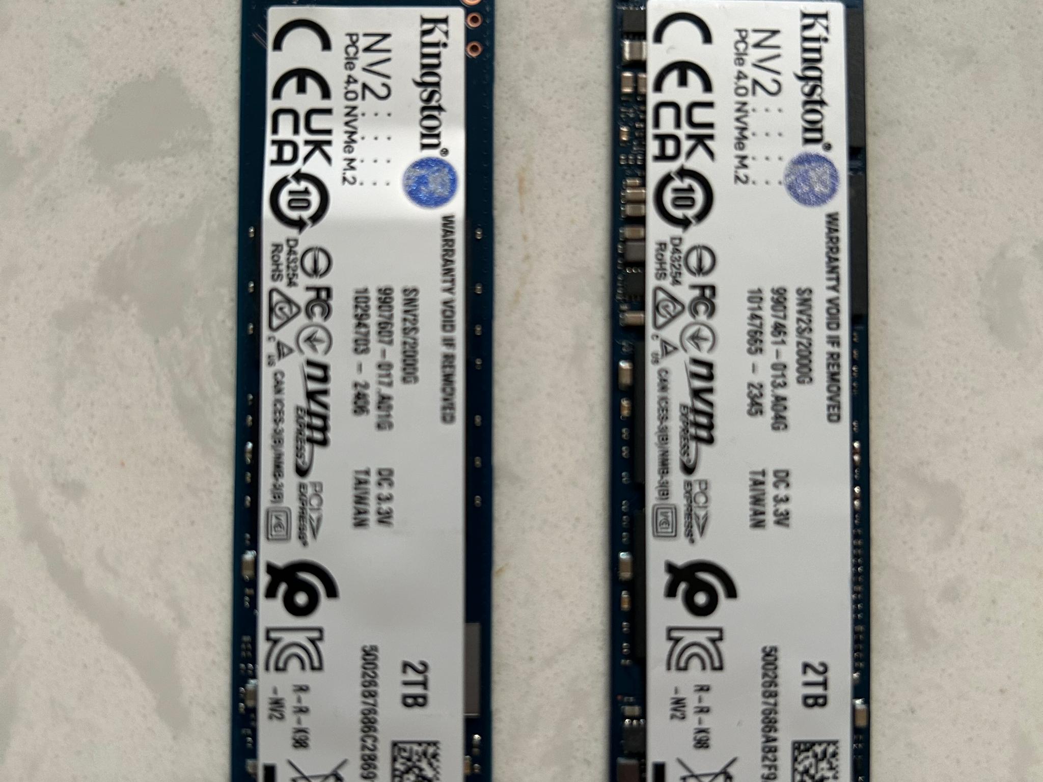 Kingston Nv2 m.2 PCLe 4.0 2tb