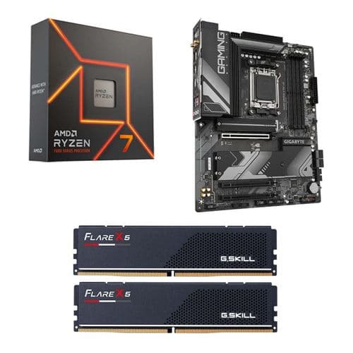 Ryzen 7 7700X, Gigabyte B650 Gaming X AX v2, G.Skill Flare X5 Series 32GB DDR5-6000 Kit, Combo