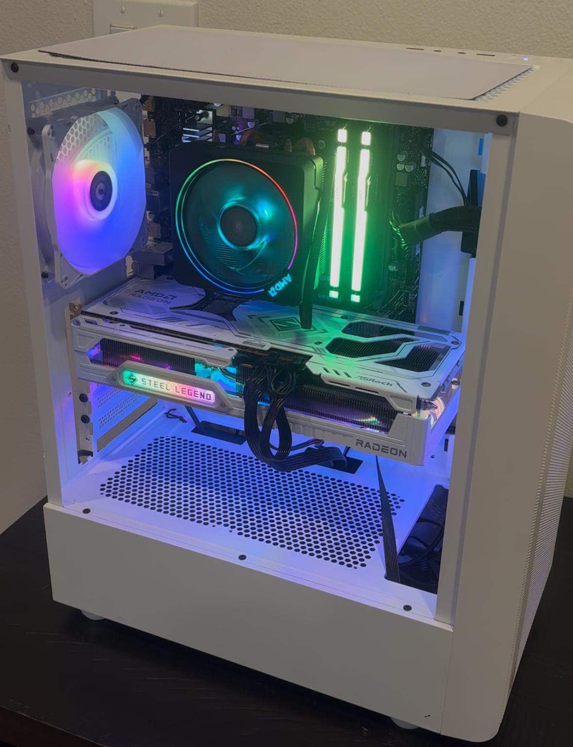 Gaming pc rx9070xt ryzen 7 9700x