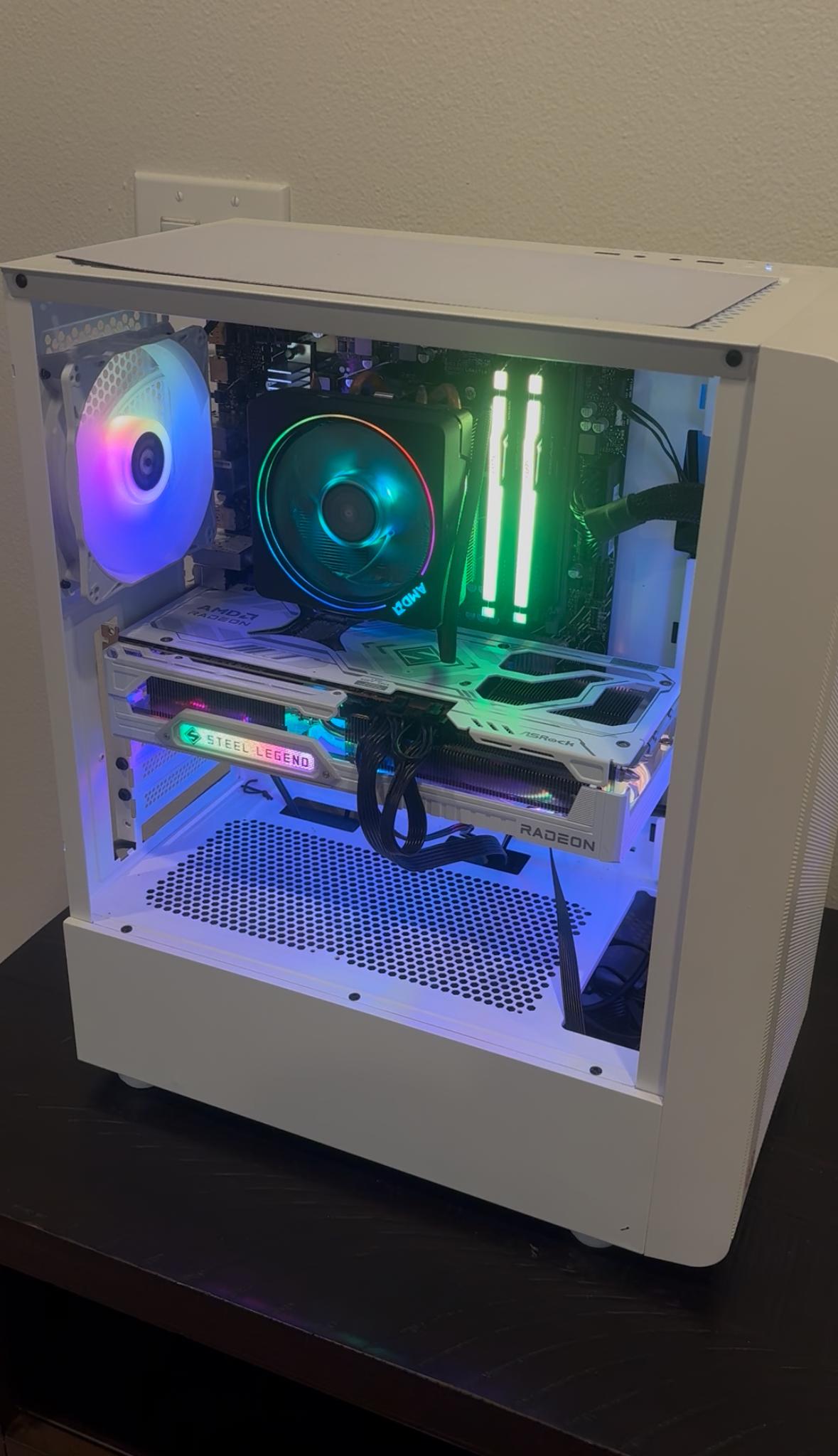 Gaming pc rx9070xt ryzen 7 9700x