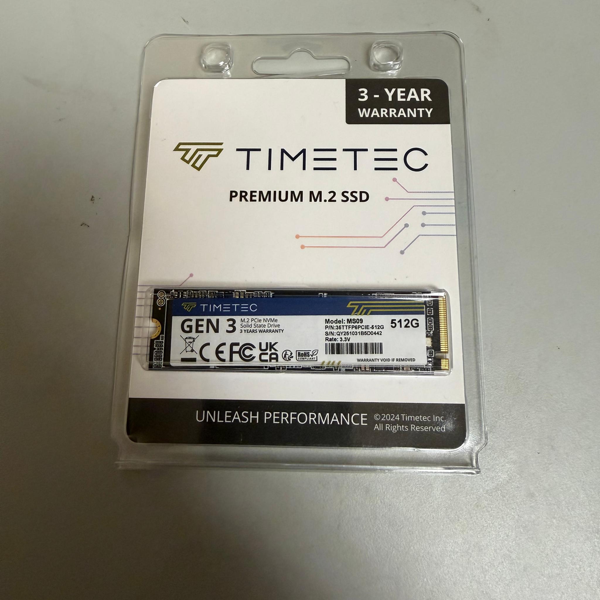 Timetec 512GB NVMe