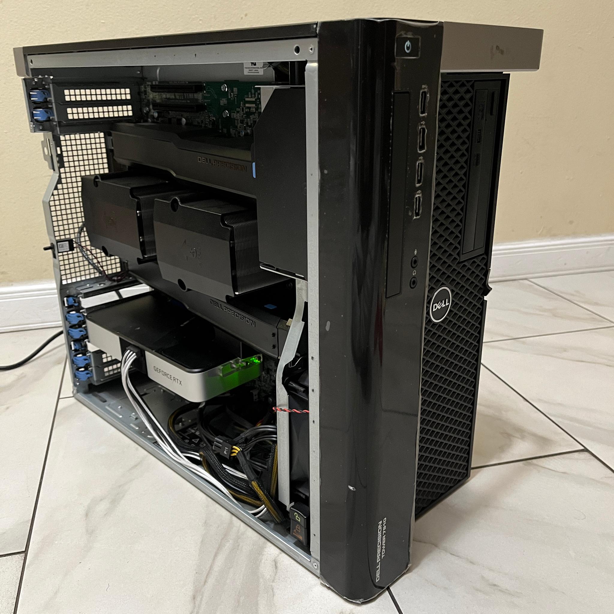 🔥RTX 3060 Ti, Intel Xeon 12 Core (Same as i7), 500 GB SSD, 16 GB RAM, Dell T7910 Gaming PC