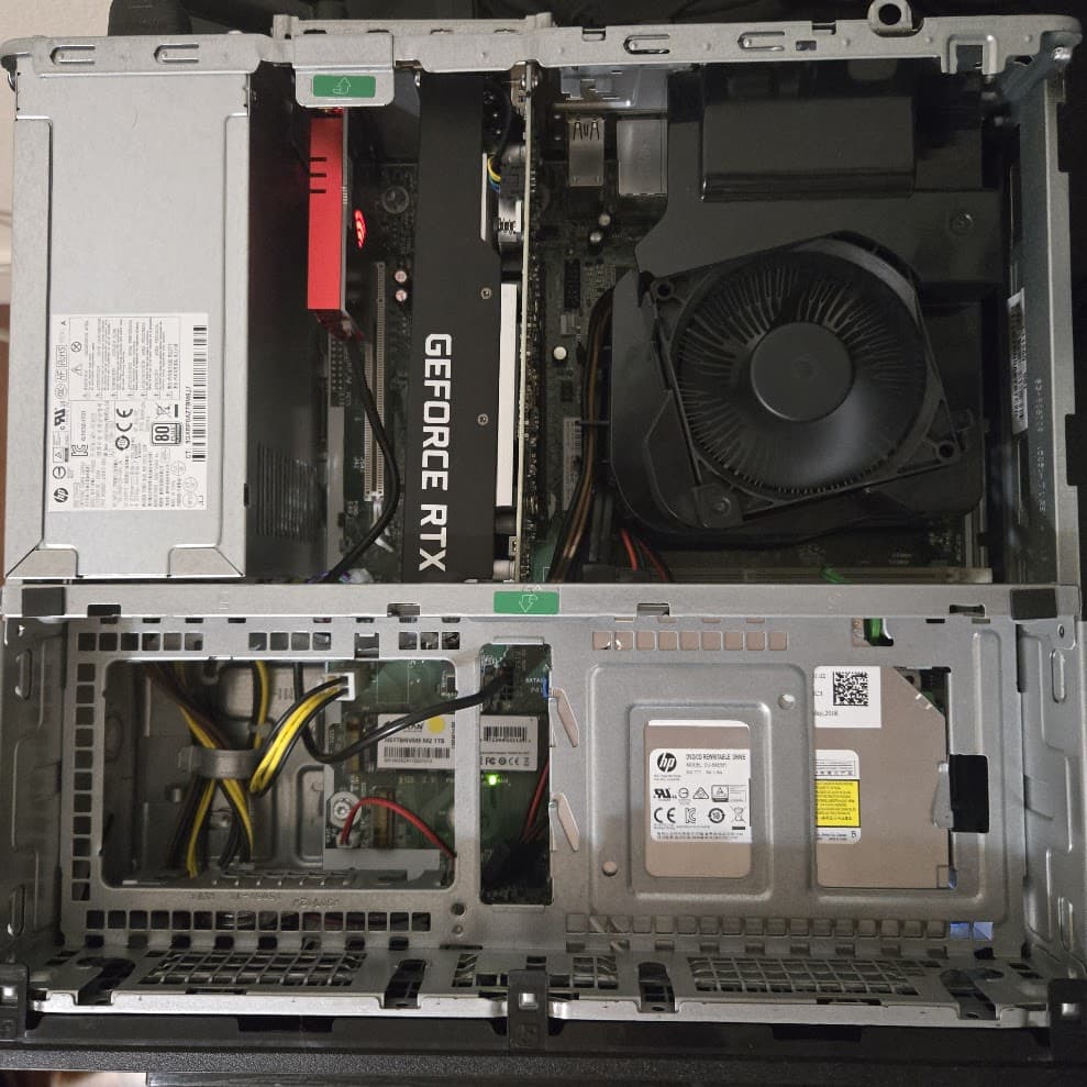 (NEED GONE) Sleeper Build Gaming PC RTX 3050 1TB SSD 32GB Ram i5-8500 Windows 11