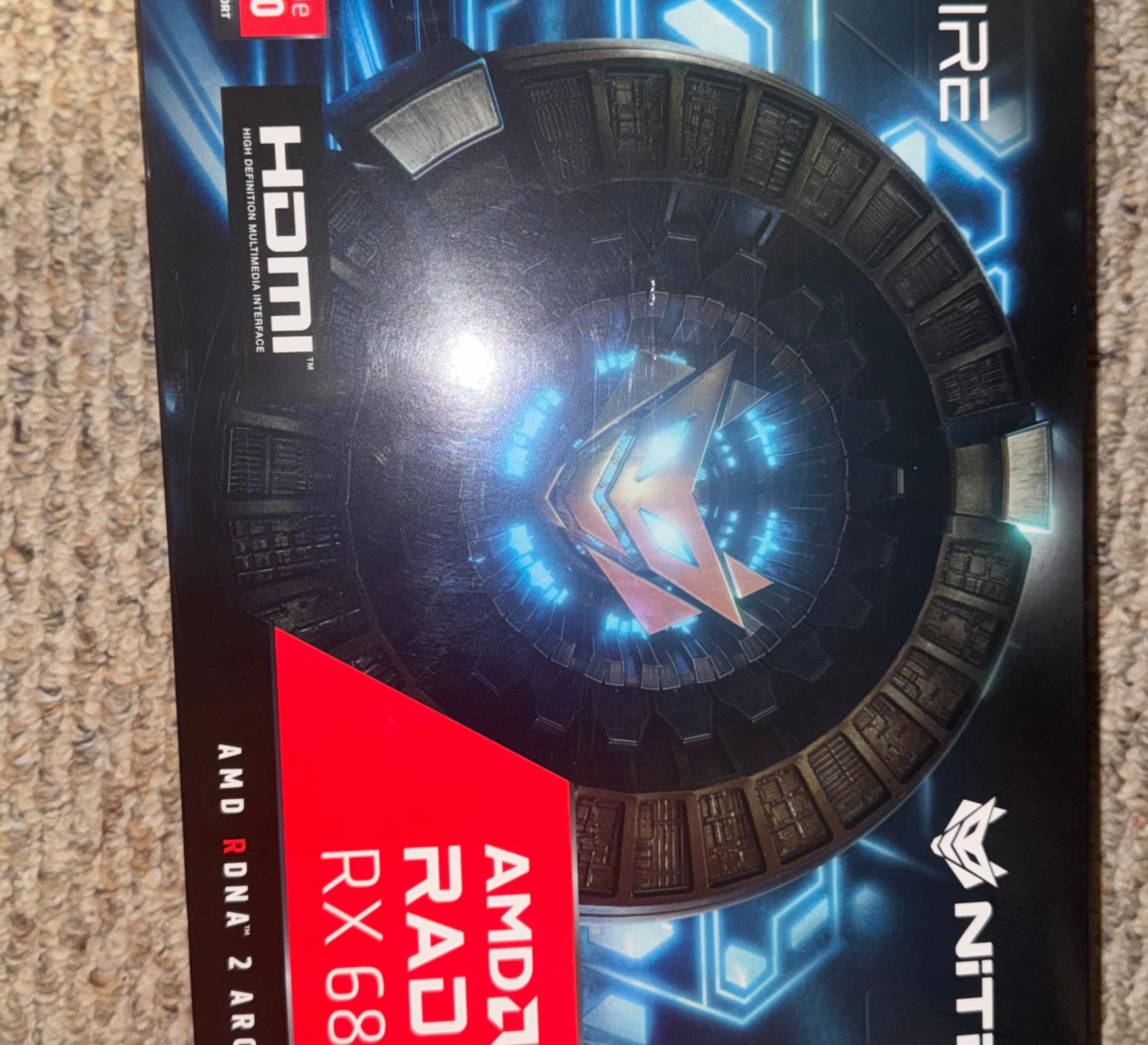 Sapphire Nitro + AMD Radeon RX 6800  PULSE  16GB GDDR6 PCIe 4.0 Card (original box)