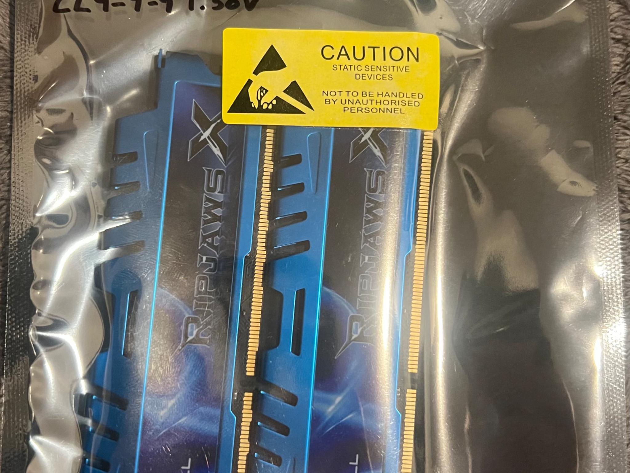 G. Skill RipJawsX Series (Intel XMP) DDR3 RAM 16GB (2x8GB) 1600 MT/s CL9-9-9 1.50V