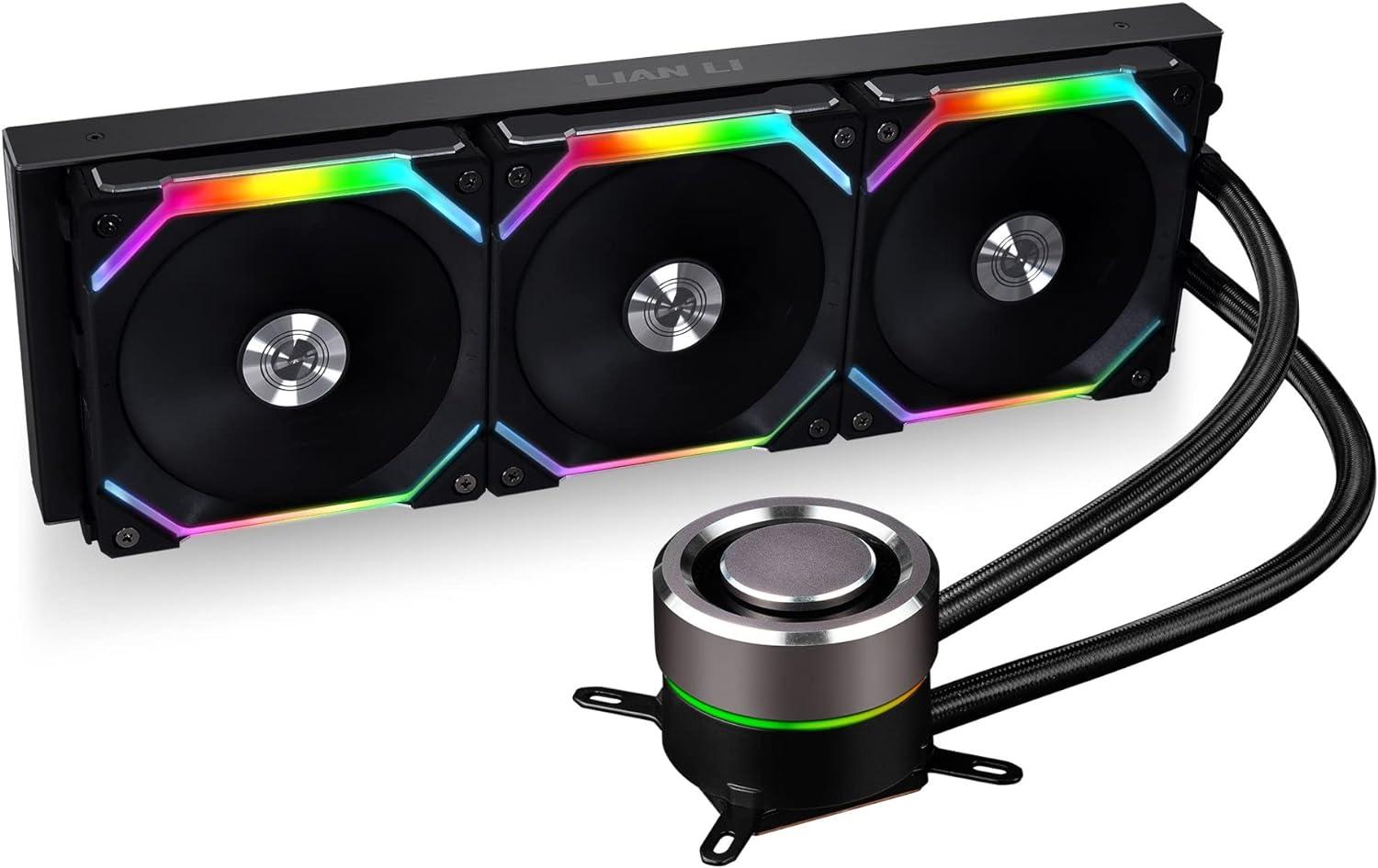 Lian Li GALAHAD AIO 360 RGB UNI FAN SL120 EDITION BLACK New in Box