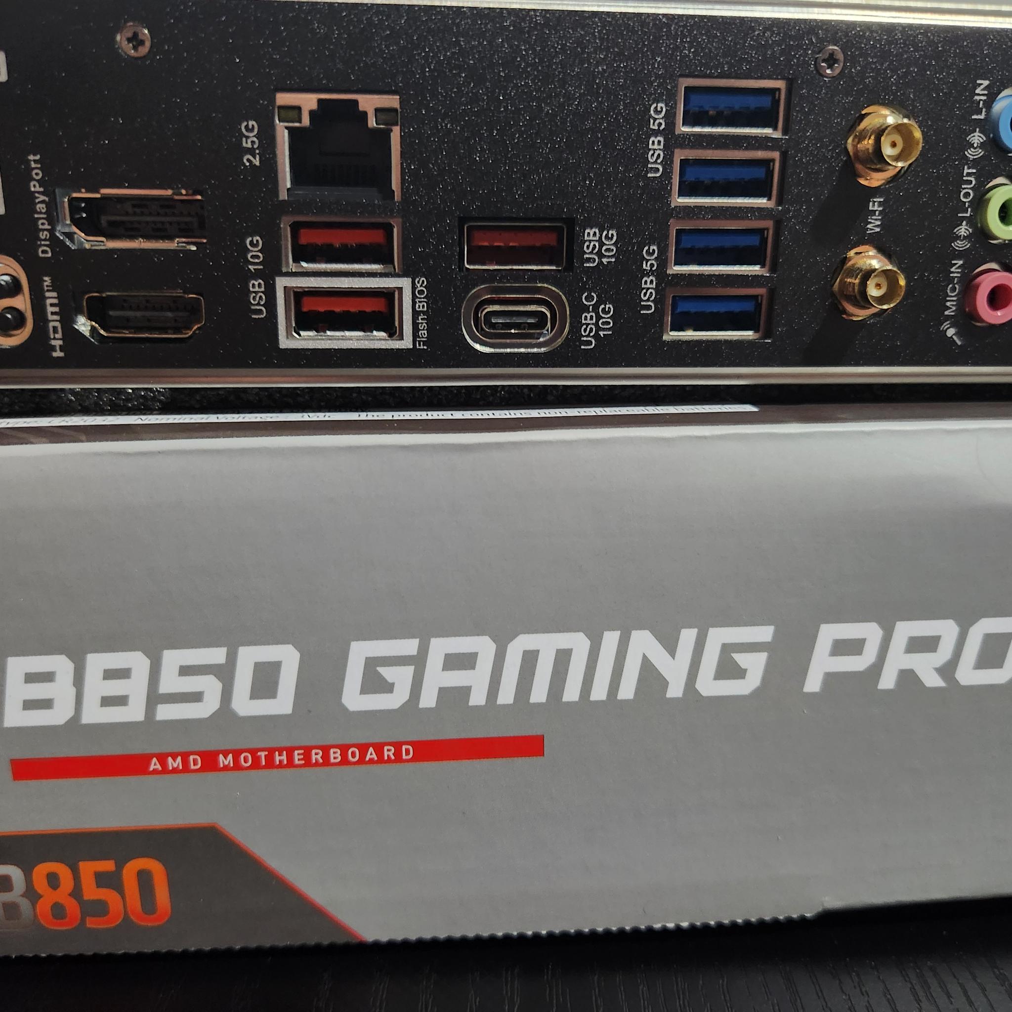 MSI B850 GAMING PRO WIFI6E-AMD RYZEN 5 9600X- 32GB DDR5 RAM BUNDLE