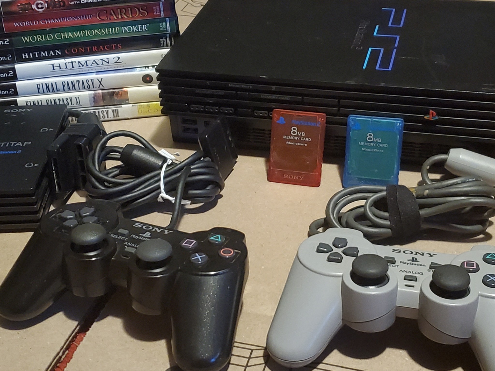 PS2 Fat model console w/games bundle