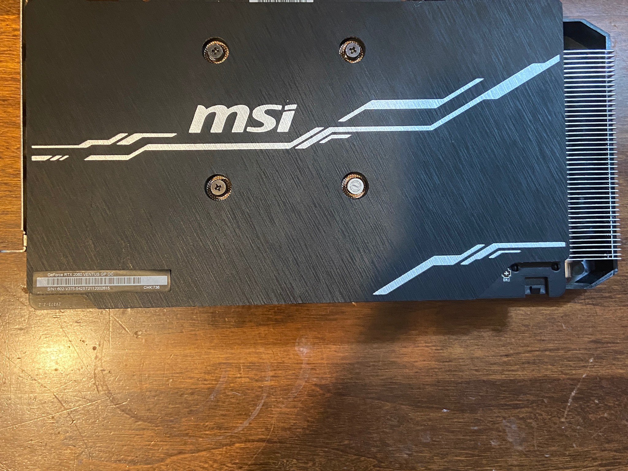 MSI RTX 2060 VENTUS GP OC