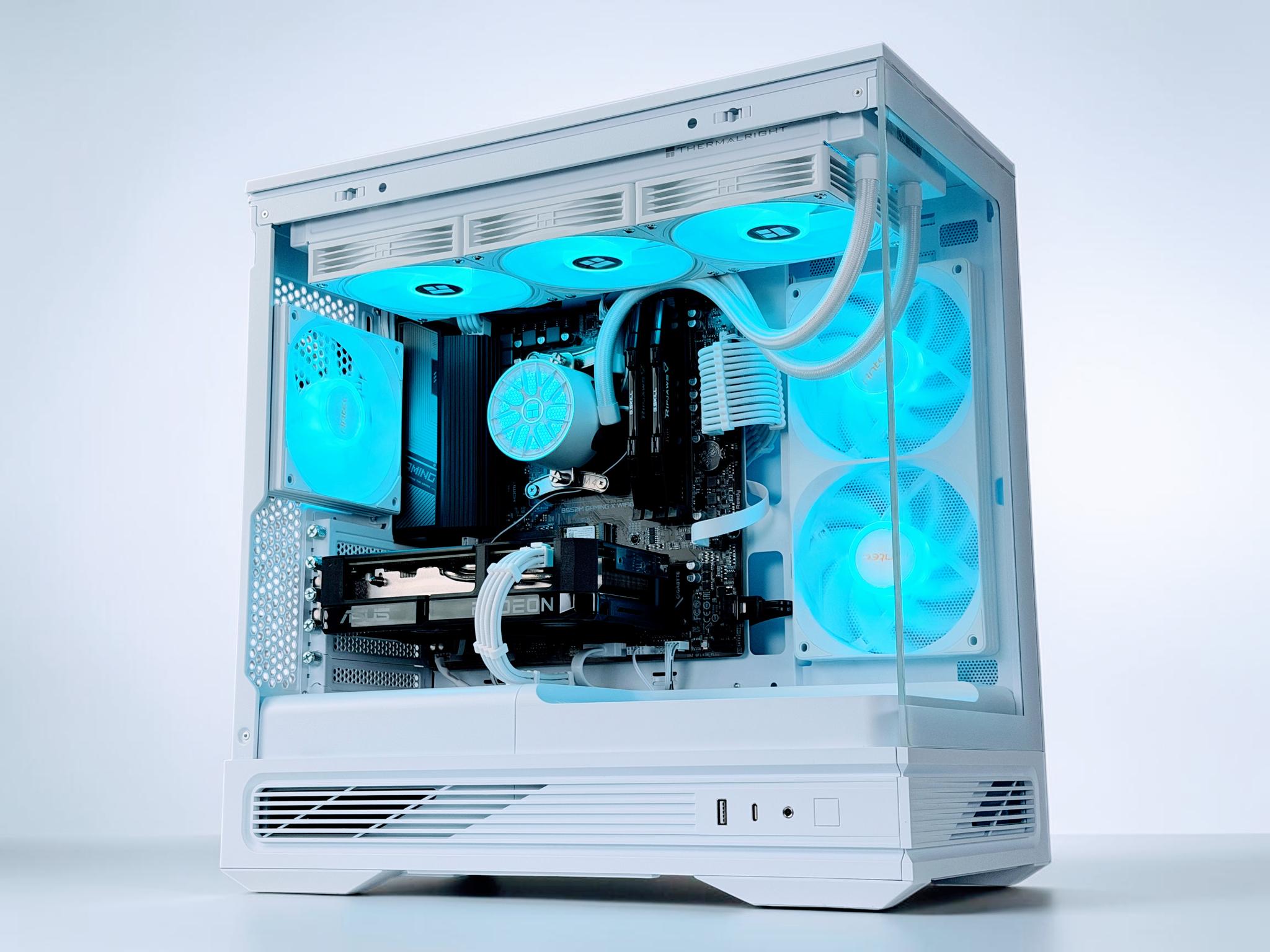 💧🧬Liquid Cooled Gaming PC🚀 AMD RX 7900 GRE 16GB🚀Intel 13500T 14 core🚀 32GB DDR4🚀 1TB SSD
