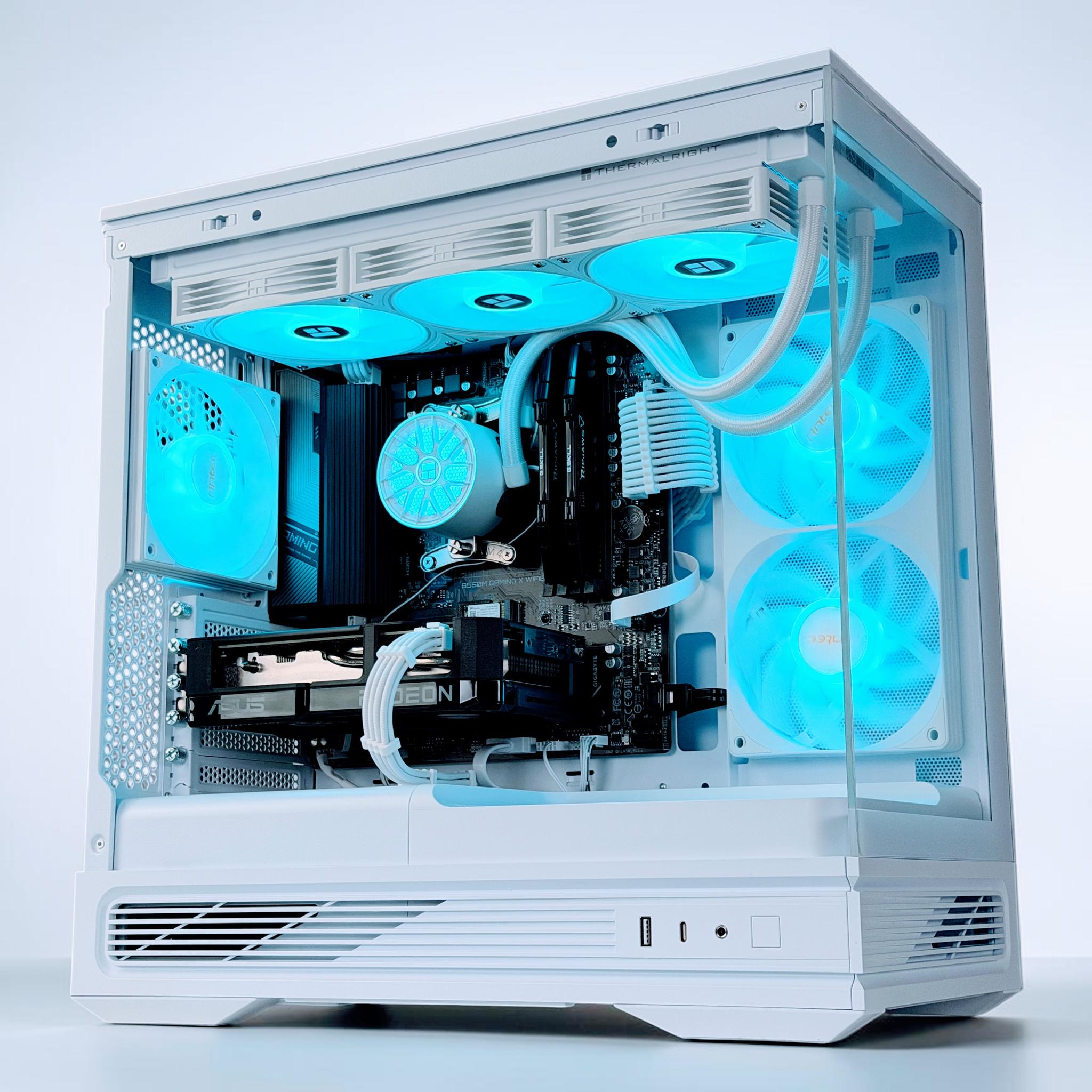 🌬️🌨️Gaming PC❄️ AMD RX 7900 GRE 16GB❄️ Intel 13500T 14 core❄️ 32GB DDR4❄️ 1TB NVME