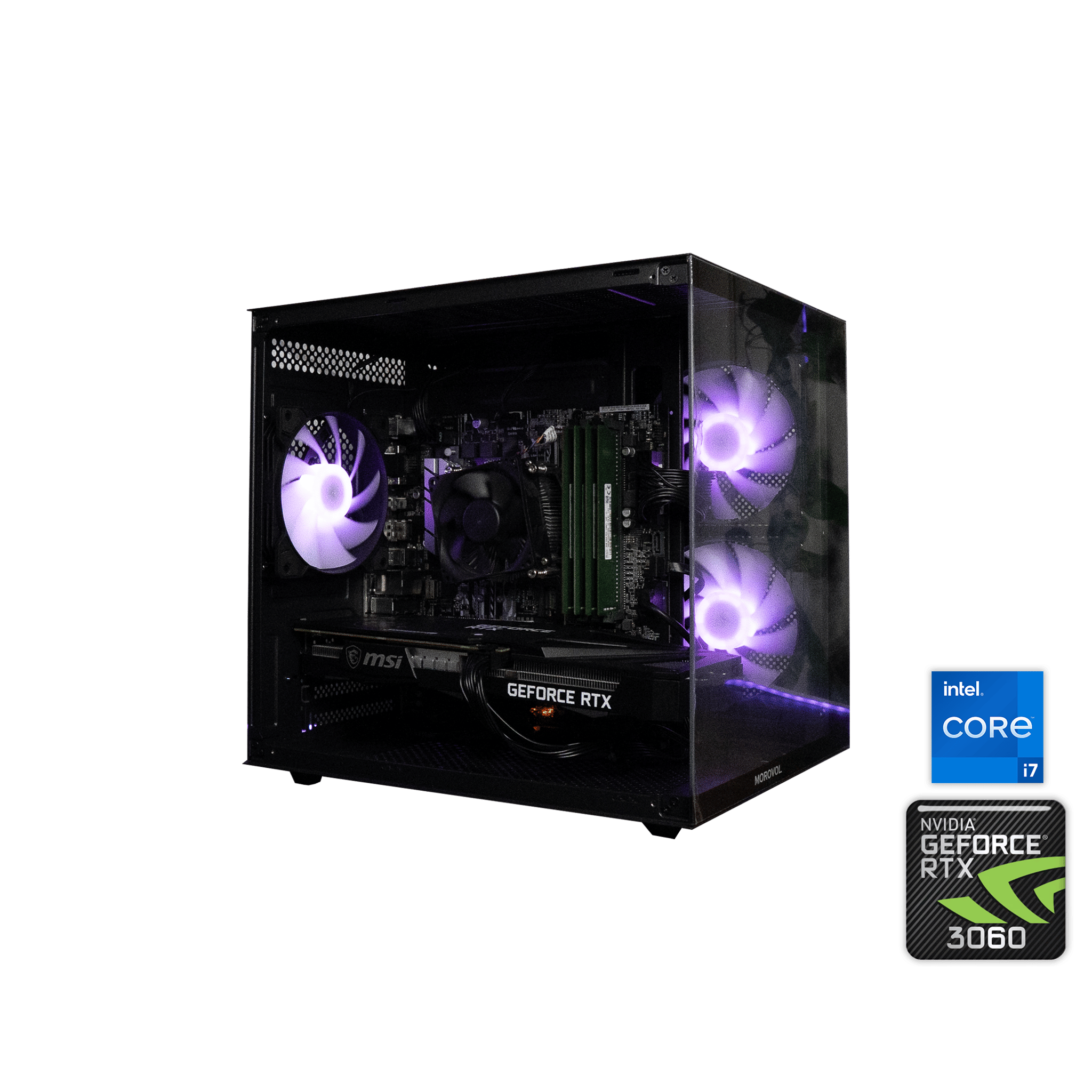 🌌🛰️ | MSI GAMING GeForce RTX 3060 12GB | INTEL i7 7700 | 32GB DDR4 RAM | 2TB SSD | Y2K Hero SILVER