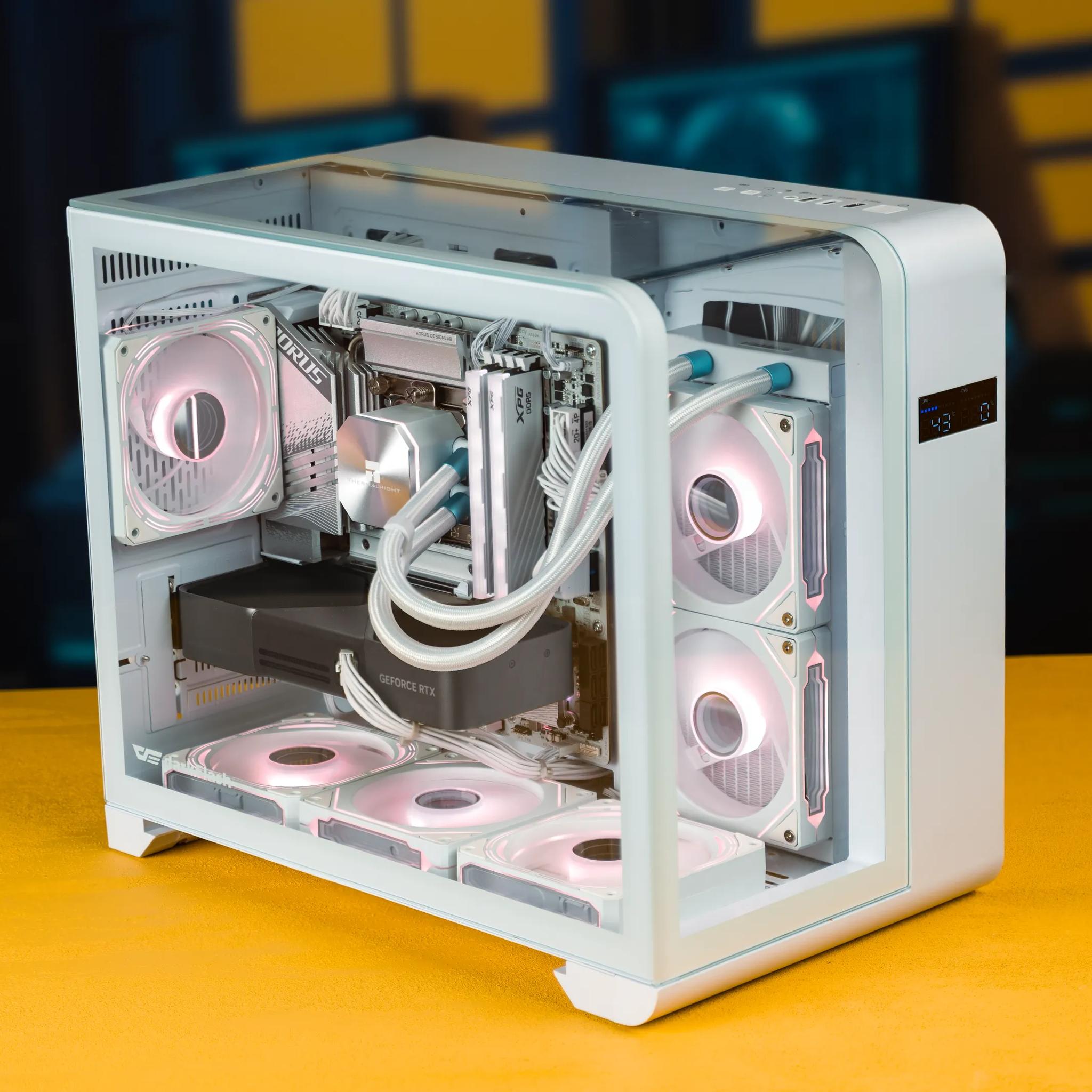 “Lucanyz” RTX 5070 i7 13700F 32GB DDR5 Windows 11 2TB 4K Workstation Gaming PC