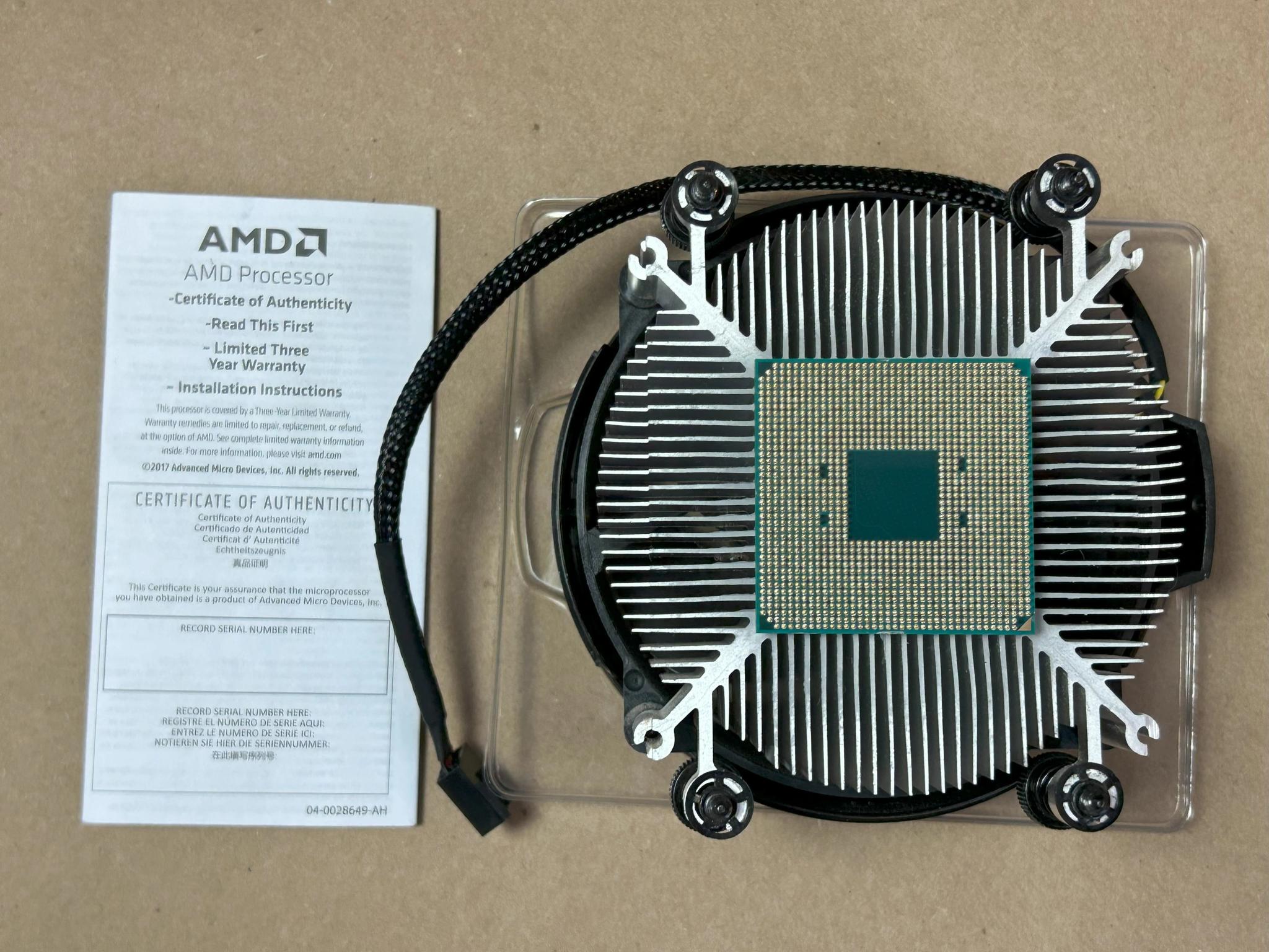 AMD Ryzen 5 2600 3.4 GHz 6-Core Processor w/ Wraith Stealth Cooler