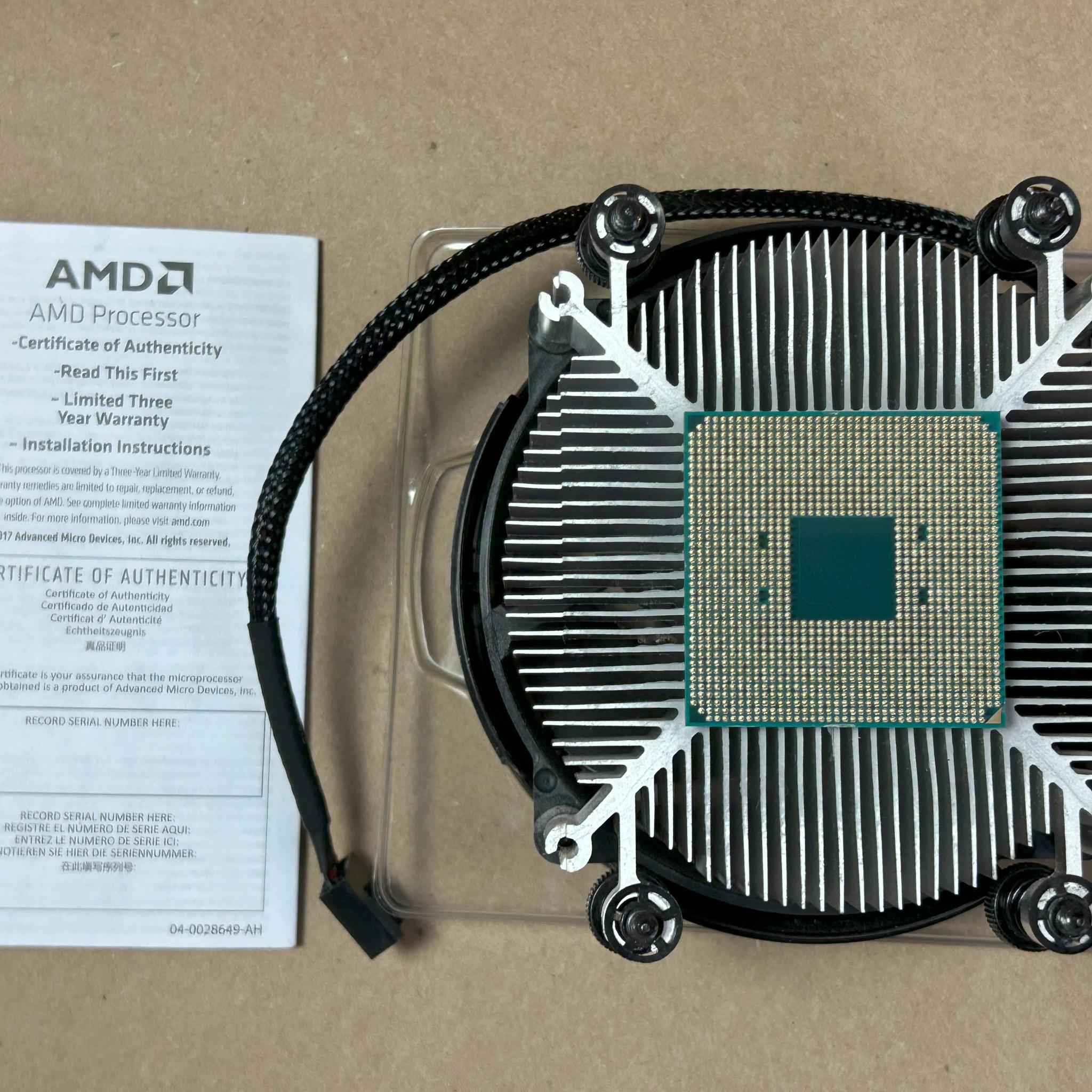 AMD Ryzen 5 2600 3.4 GHz 6-Core Processor w/ Wraith Stealth Cooler