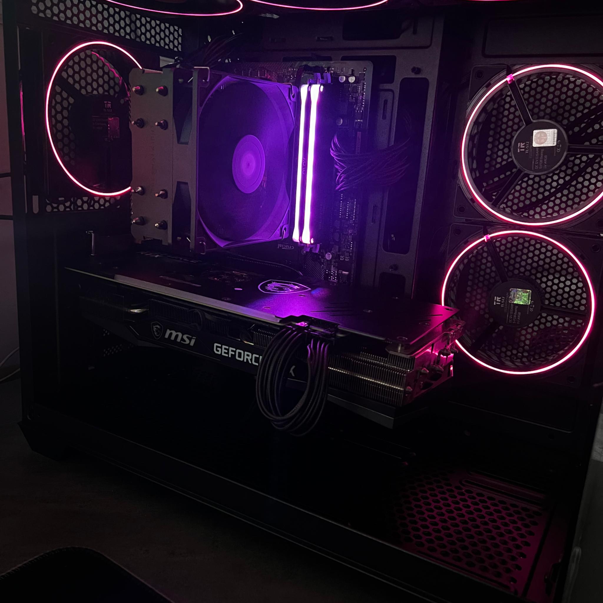 RYZEN 7 3700X + 3070 TI All Black Micro-ATX Custom Gaming PC