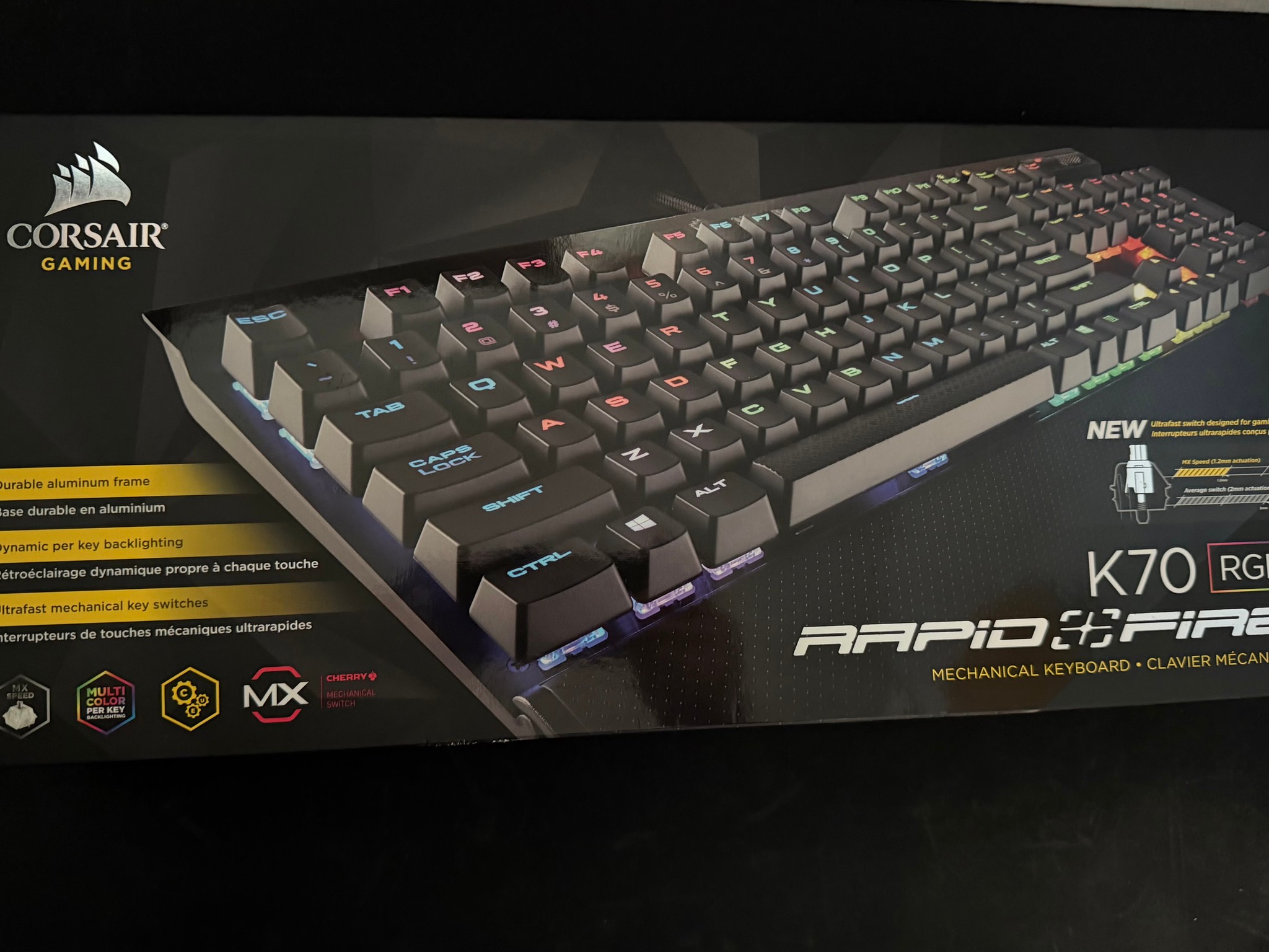 Corsair K70 RGB RAPIDFIRE