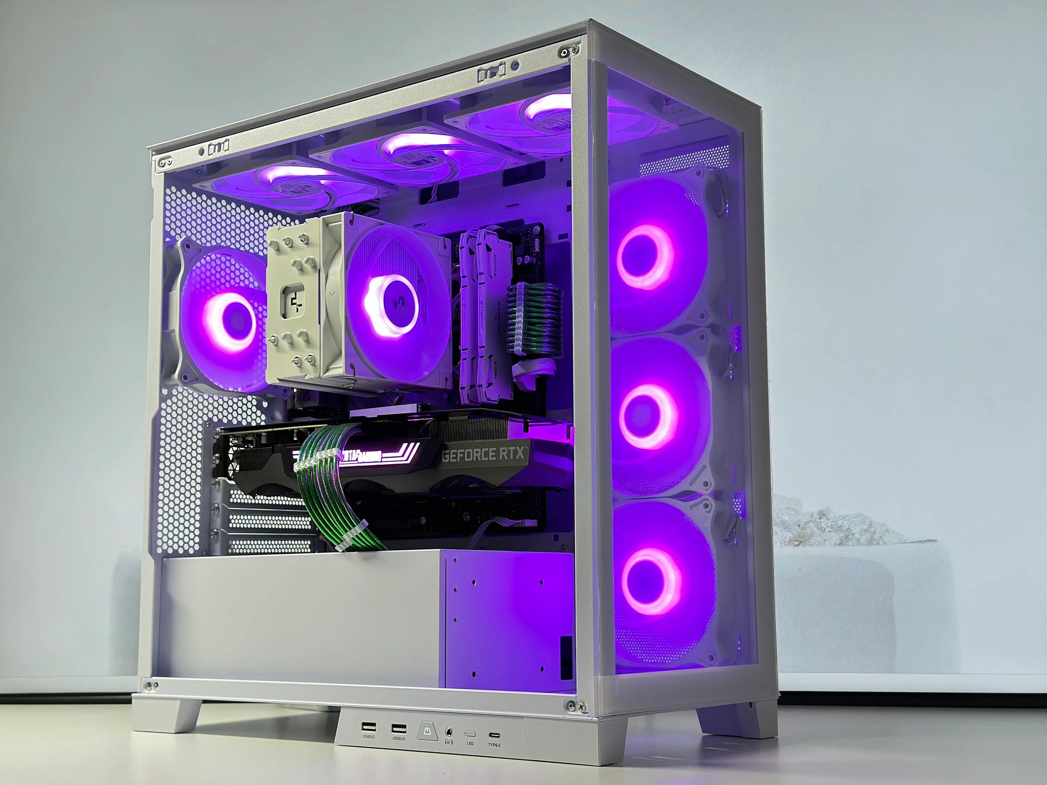 🖤💚❔The Riddler- NVidia RTX 3070 Ti-AMD Ryzen 7 5700X 8-Core-32GB DDR4-1TB NVME