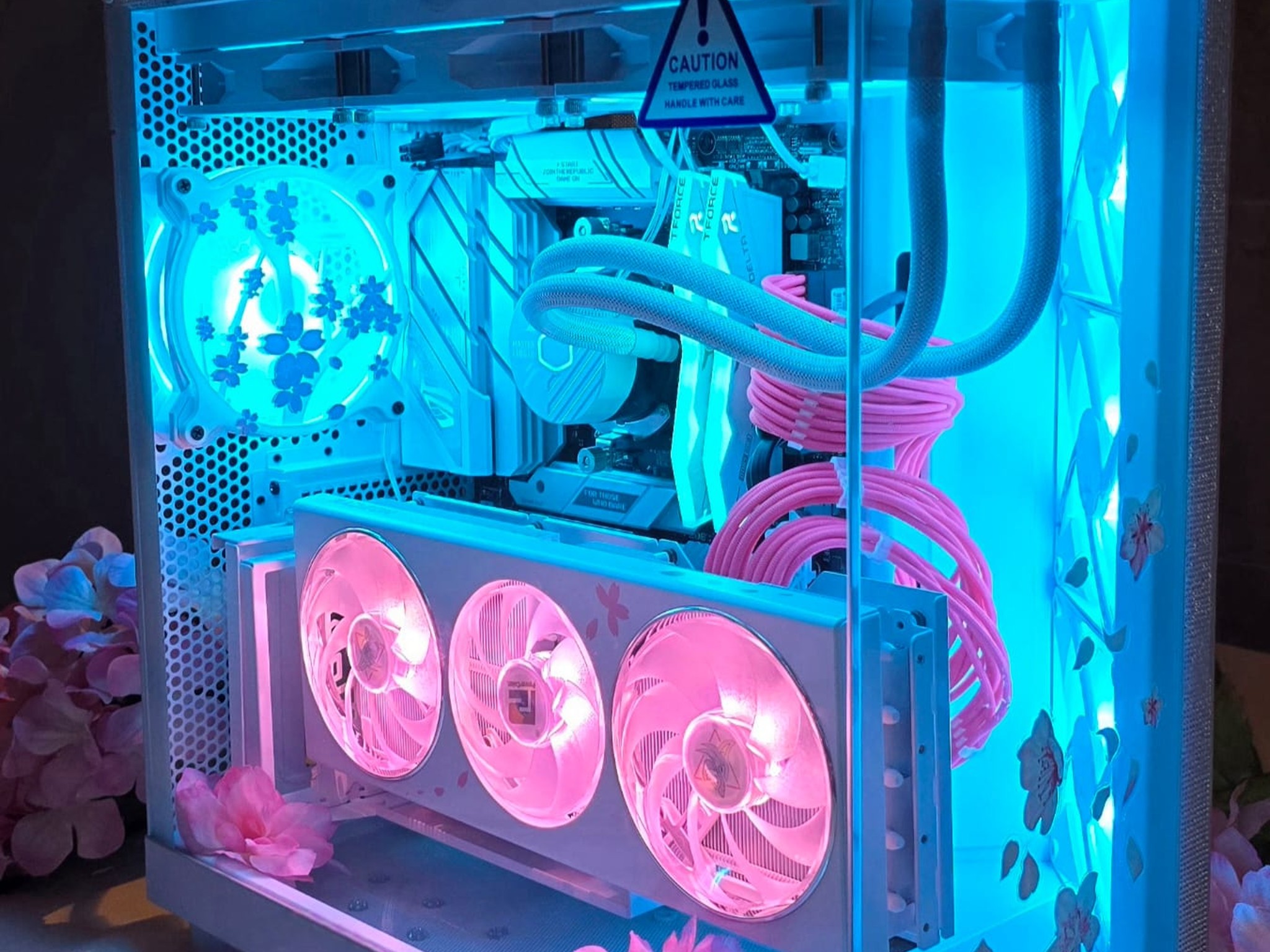 Sakura Pc 🌸🌸🌸 7800X3D + 7800XT (Sakura Version)