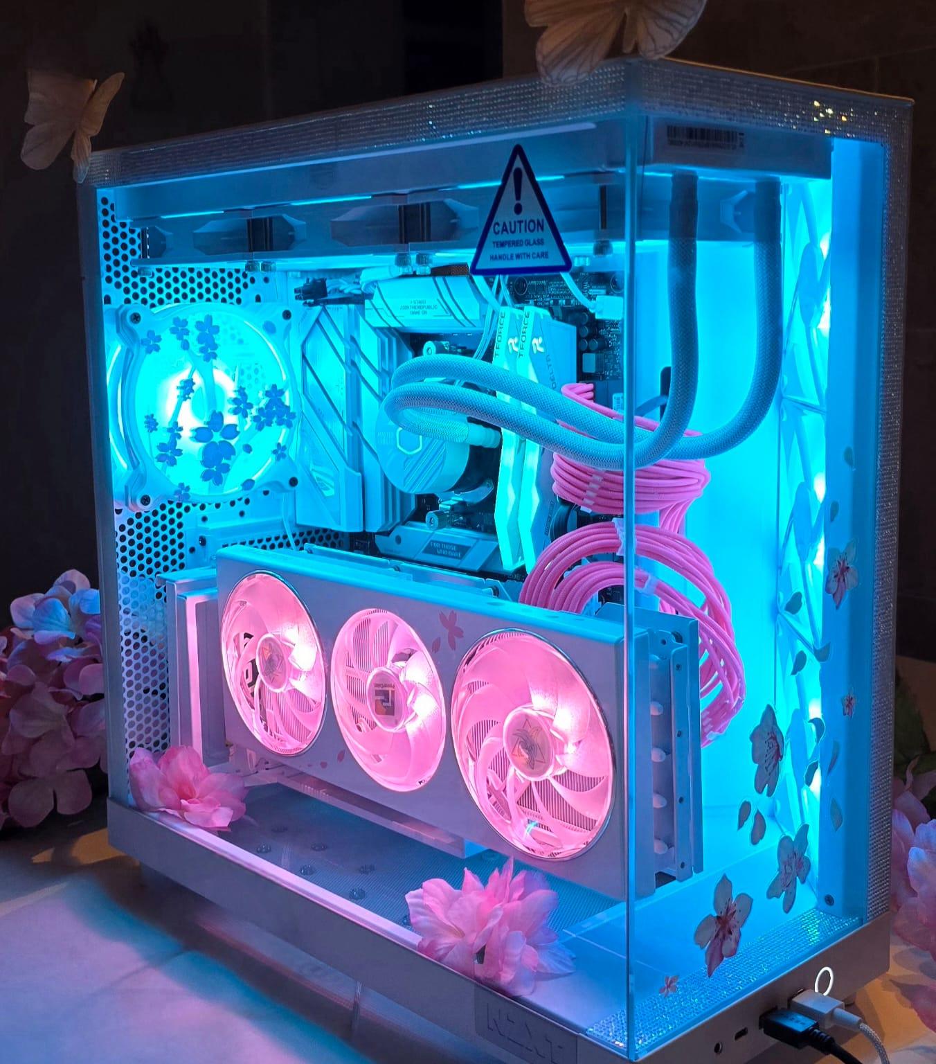 Sakura Pc 🌸🌸🌸 7800X3D + 7800XT (Sakura Version)