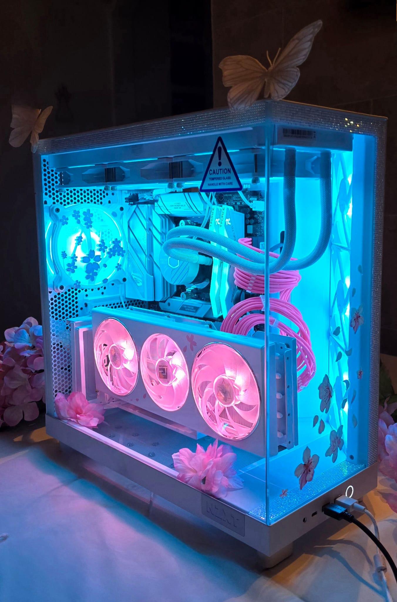 Sakura Pc 🌸🌸🌸 7800X3D + 7800XT (Sakura Version)