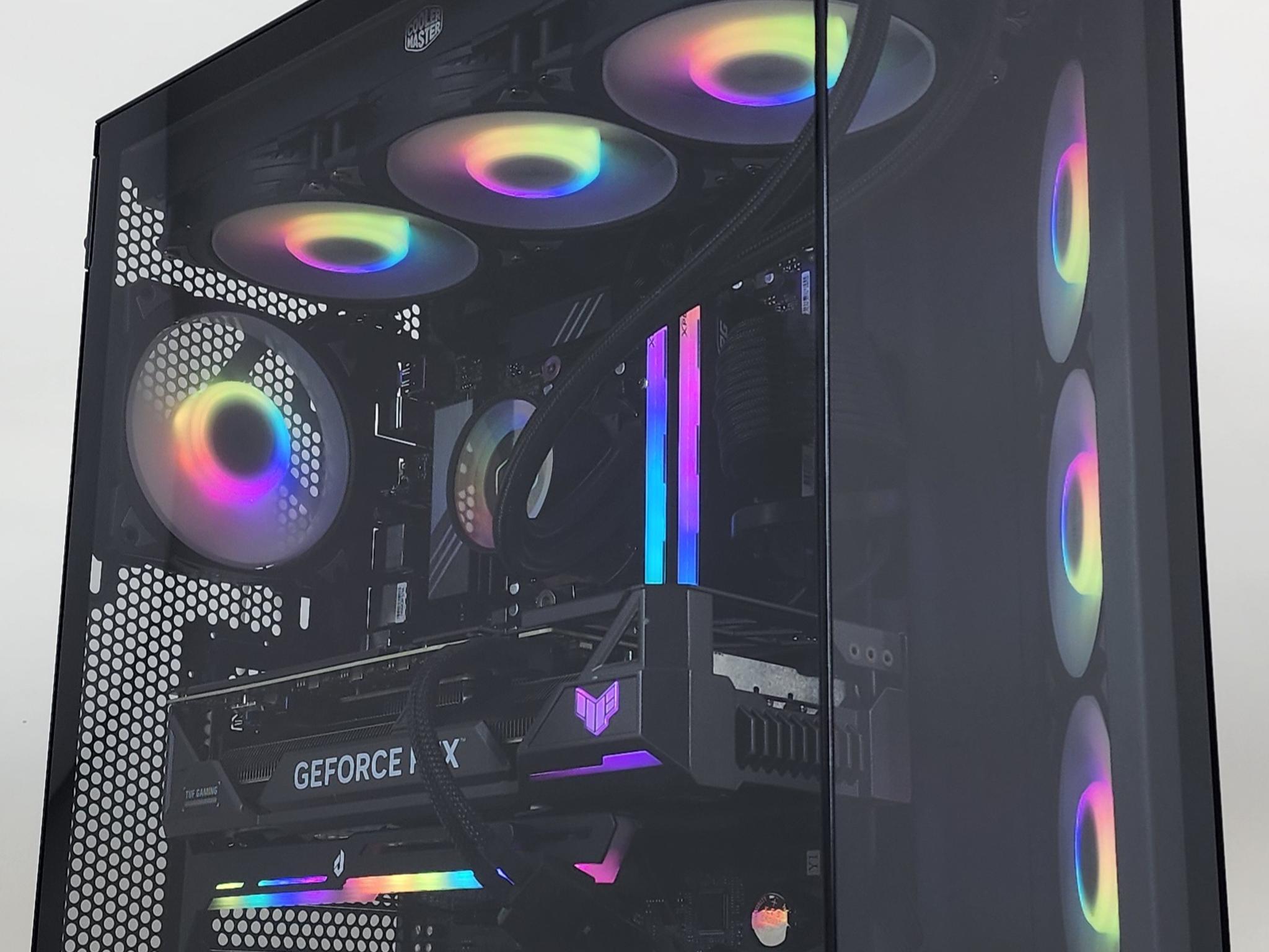 Gaming PC Ryzen 7 7800X3D 32GB RAM 1TB SSD RTX 4070 Ti 12GB Windows 11 Computer