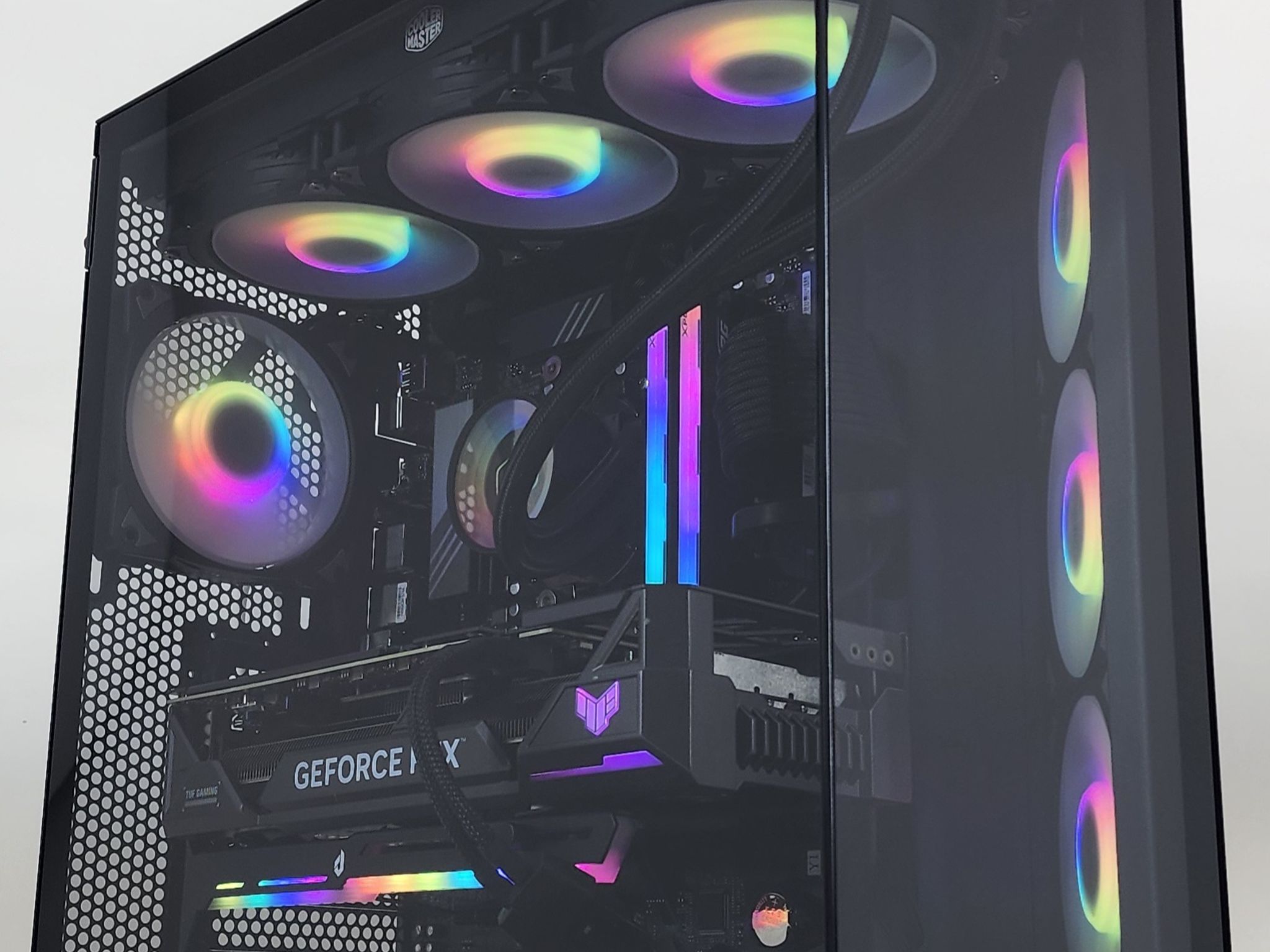 Gaming PC Ryzen 7 7800X3D 32GB RAM 1TB SSD RTX 4070 Ti 12GB Windows 11 Computer