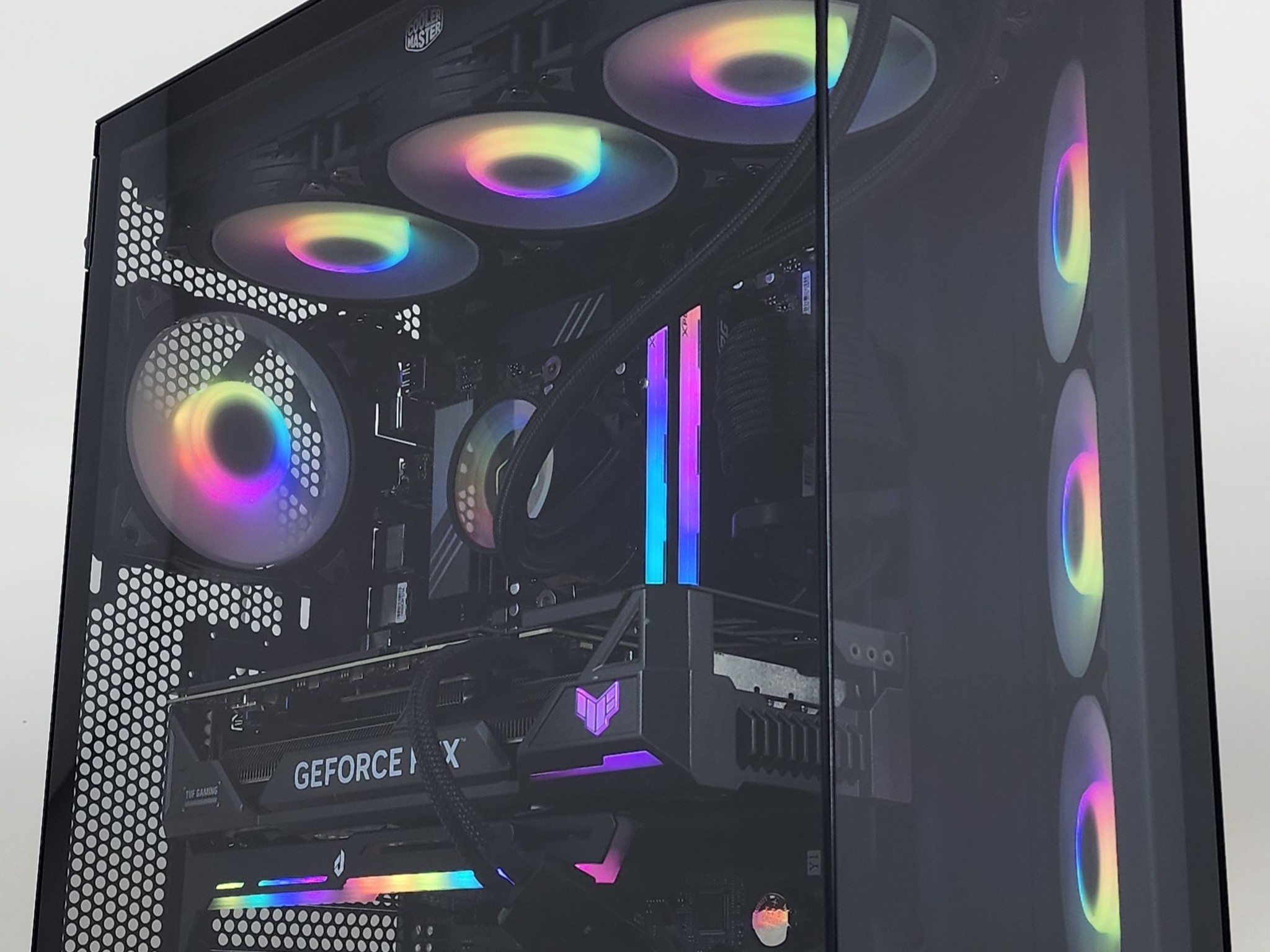 Gaming PC Ryzen 7 7800X3D 32GB RAM 1TB SSD RTX 4070 Ti 12GB Windows 11 Computer