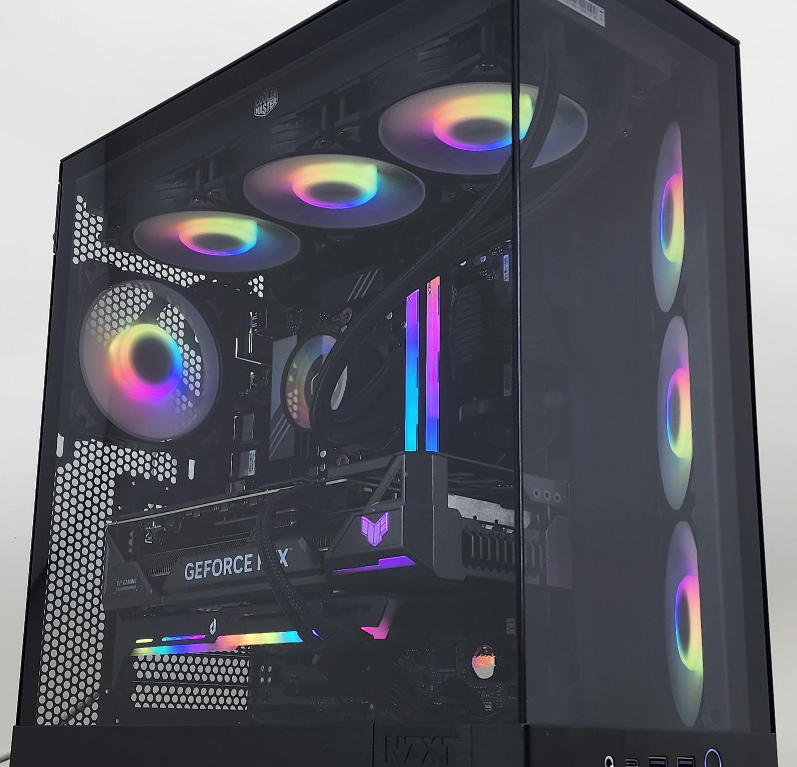 Gaming PC Ryzen 7 7800X3D 32GB RAM 1TB SSD RTX 4070 Ti 12GB Windows 11 Computer