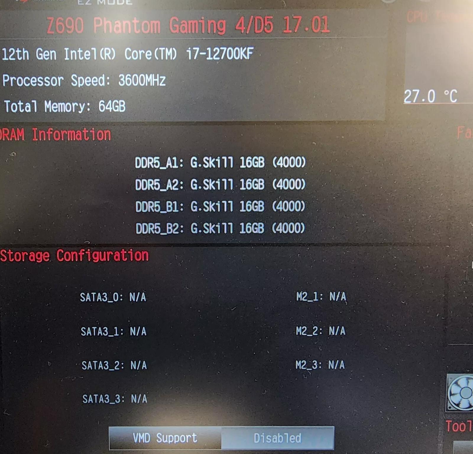 UPDATED BIOS ASRock Z690 Phantom Gaming 4/D5 LGA1700 DDR5 MOTHERBOARD