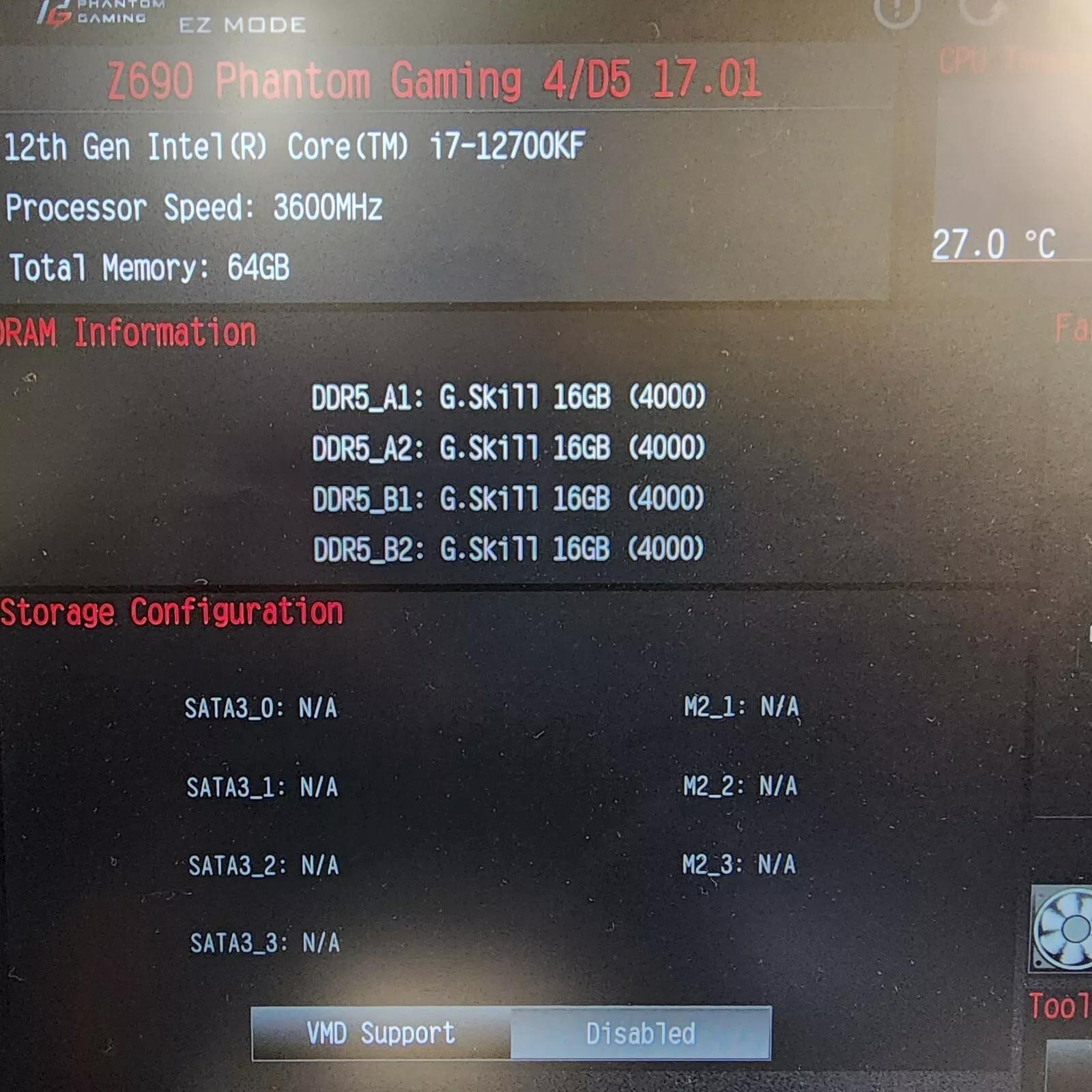 UPDATED BIOS ASRock Z690 Phantom Gaming 4/D5 LGA1700 DDR5 MOTHERBOARD