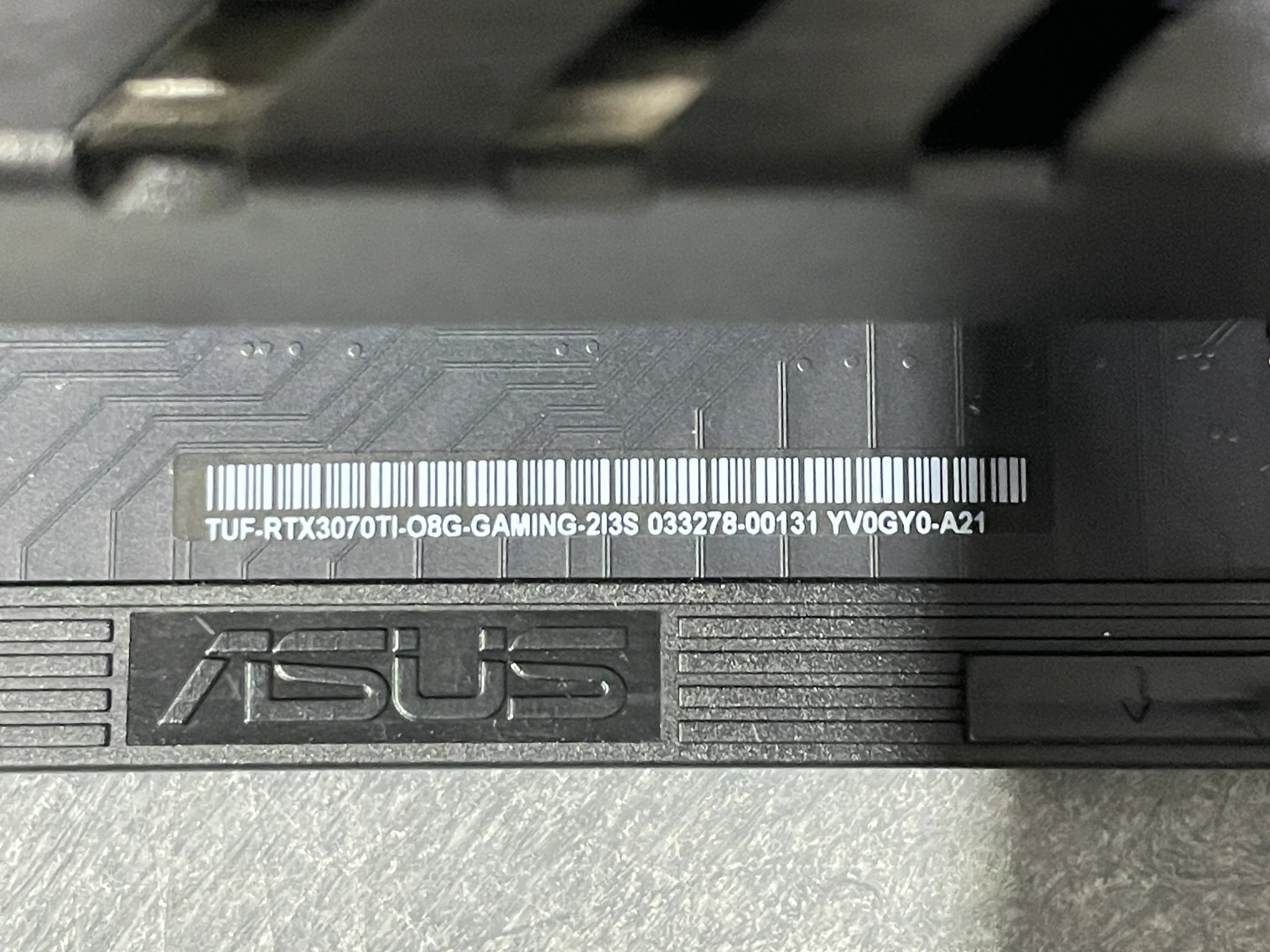 Asus RTX 3070 Ti TUF OC - PN#TUF-RTX3070TI-O8G-GAMING