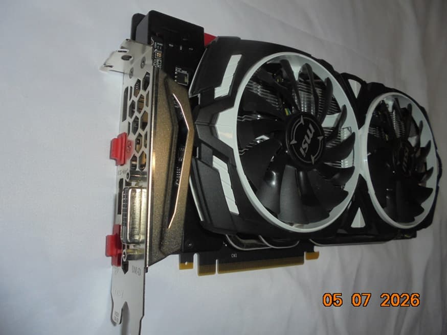 MSI ARMOR OC GeForce GTX 1070/Great Working Condition/Low Runtime