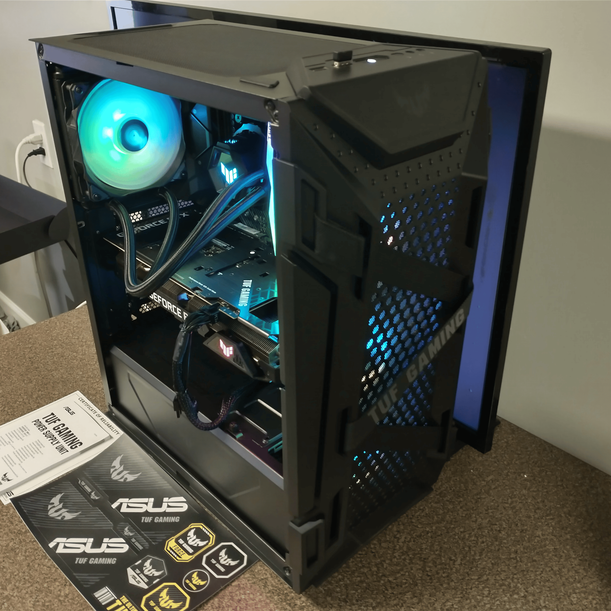 TUF: R7 5800X 3060TI 32GB 1TB Fully themed, Full RGB 1440p Gaming PC