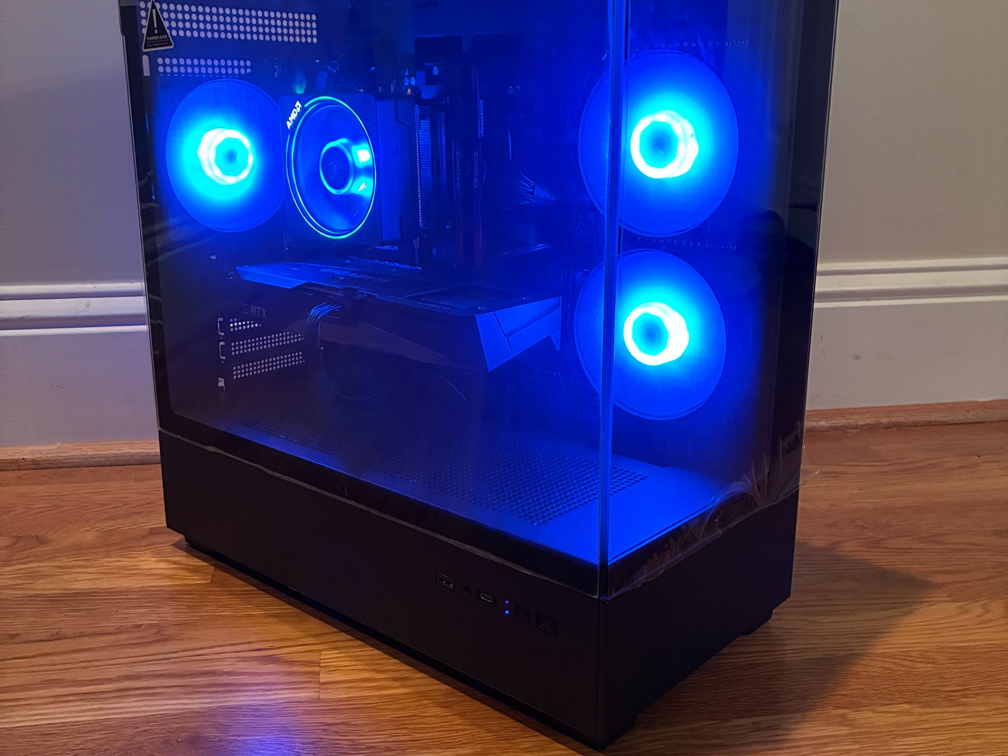 RTX 3060 Ti R5 7600 WiFi AM5 1440P RGB GAMING PC 32GB 6000 DDR5 1TB NVMe