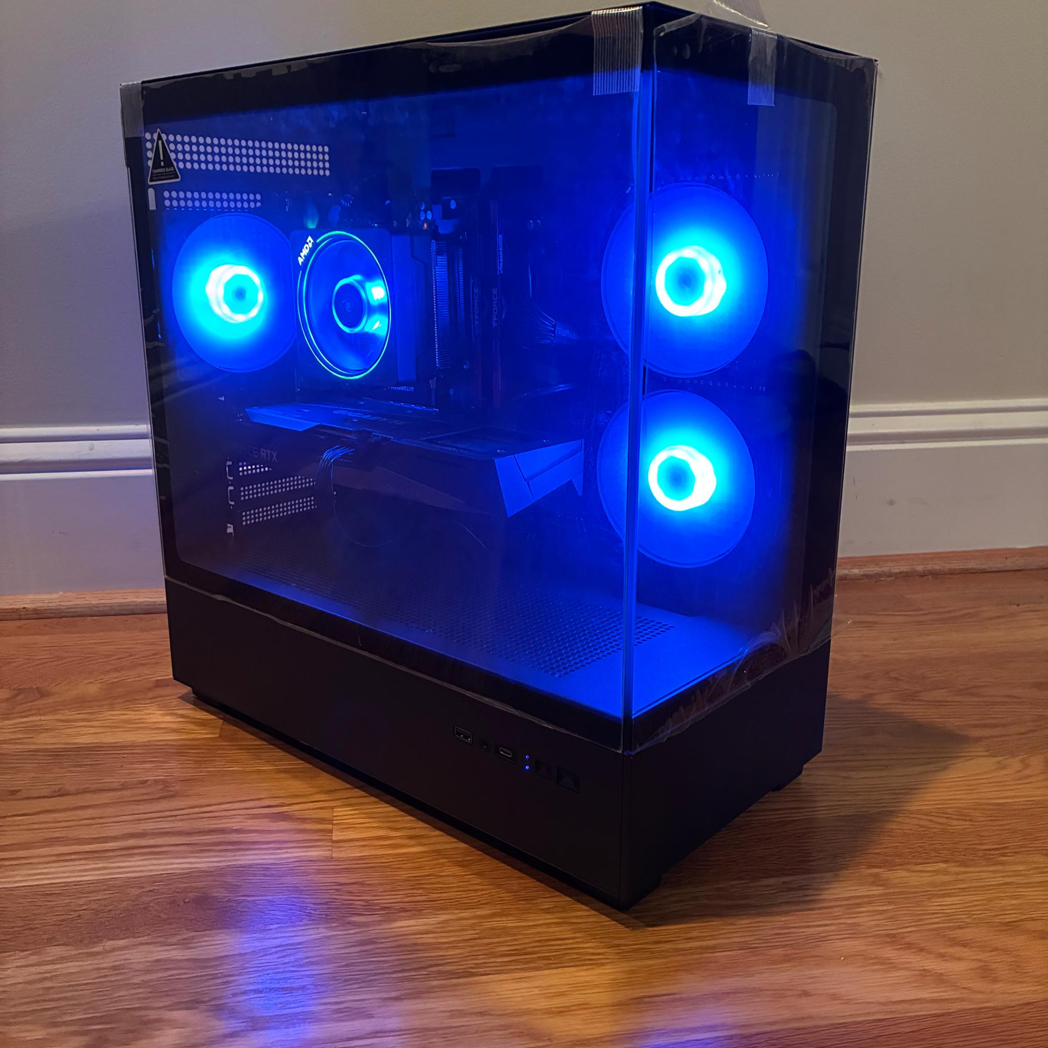 RTX 3060 Ti R5 7600 WiFi AM5 1440P RGB GAMING PC 32GB 6000 DDR5 1TB NVMe