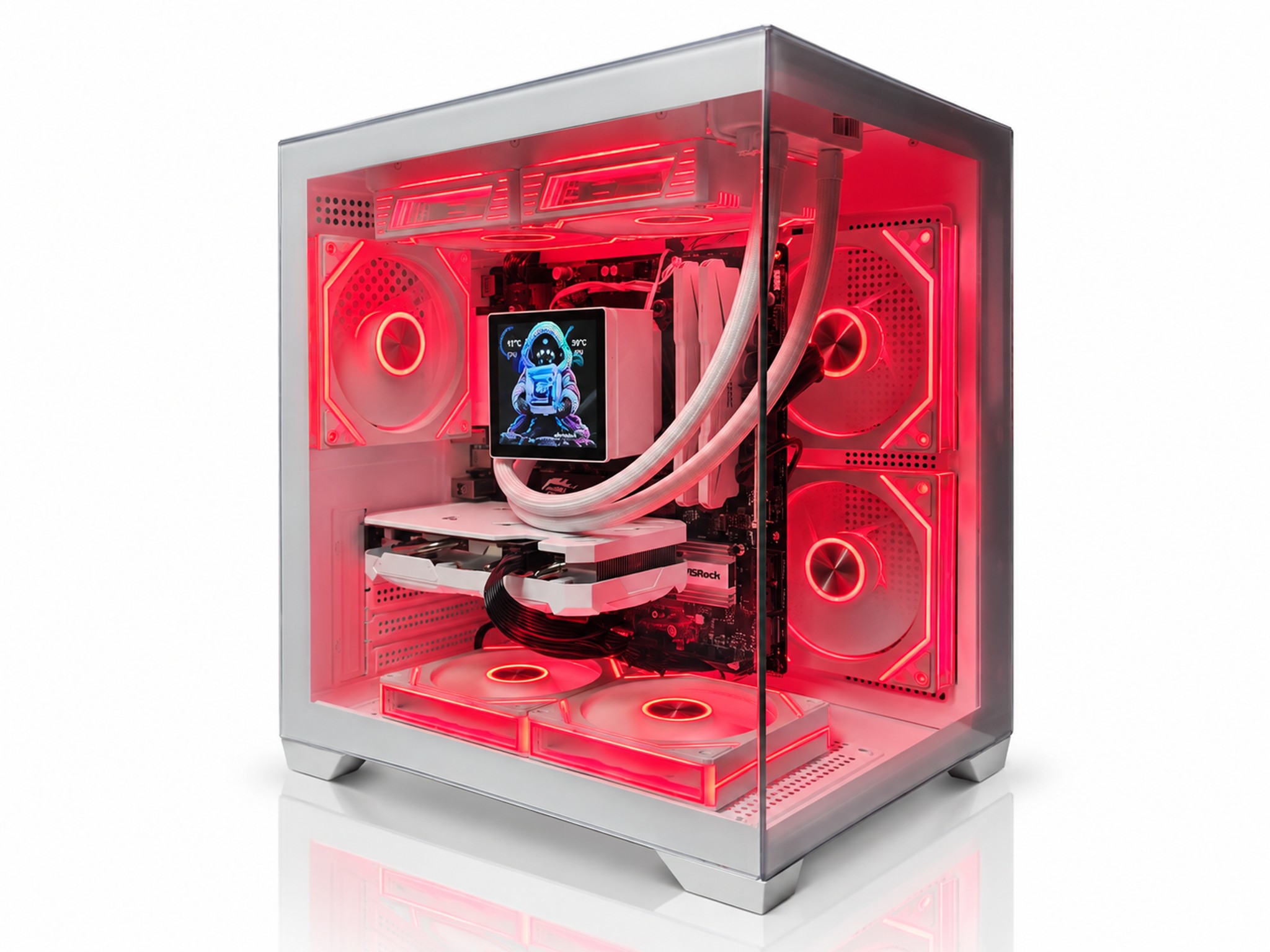 CUBEX RTX 4060 Gaming PC | Ryzen 5 5600X | 16GB RAM | 1TB NVMe |4" LCD AIO