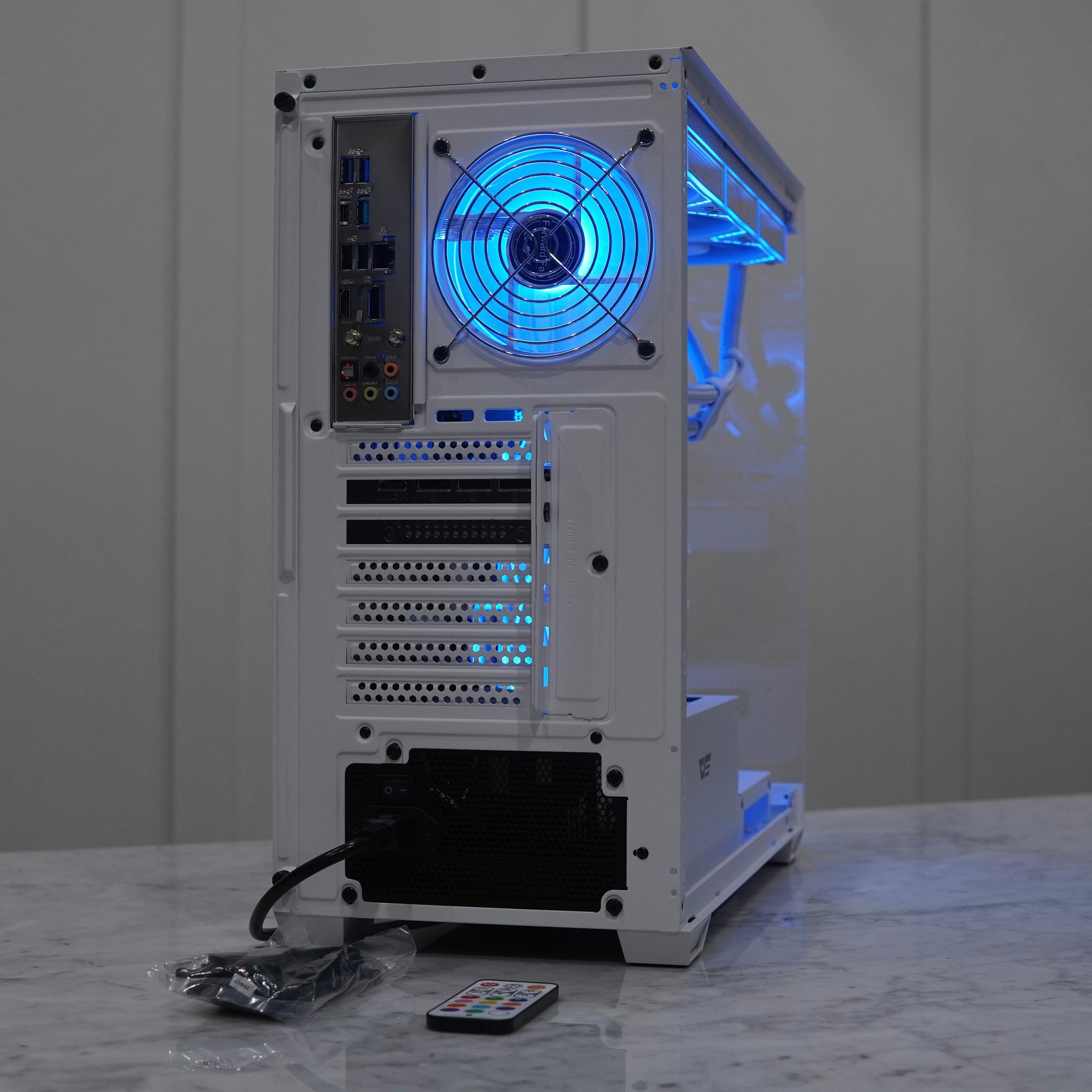 RTX 5060 8gb, Ryzen 5 5600X3D, White Gaming PC
