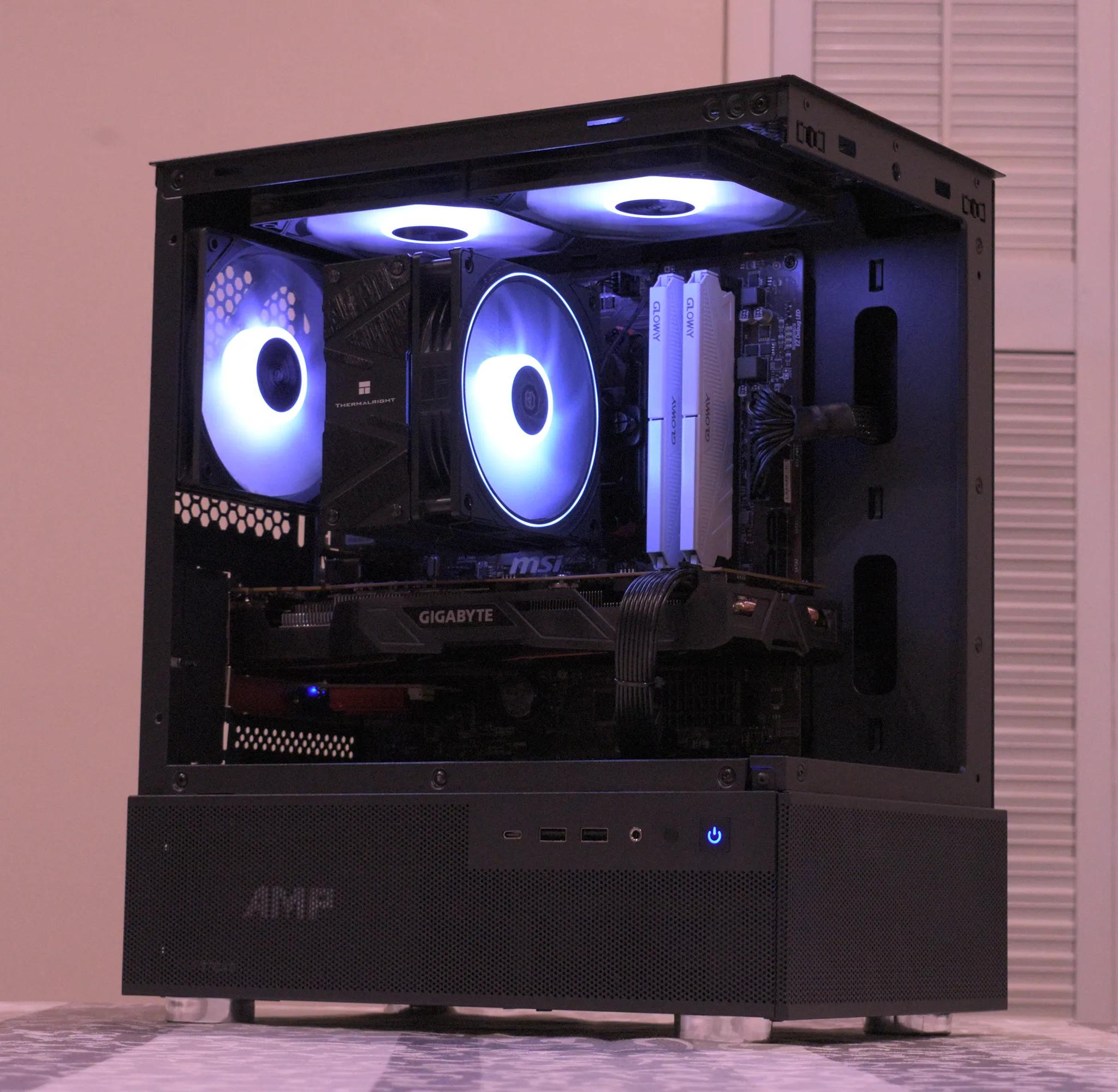 🎮Budget Gamer🎮 Ryzen 5 3600 | GTX 1070 8GB | 16GB DDR4 | 1TB nVME SSD | 1080p Black Gaming PC RGB