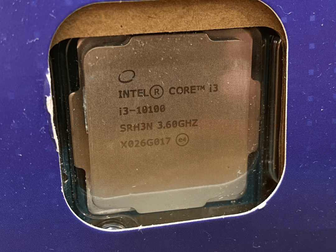 Core i3-10100 3.6 GHz - No Cooler
