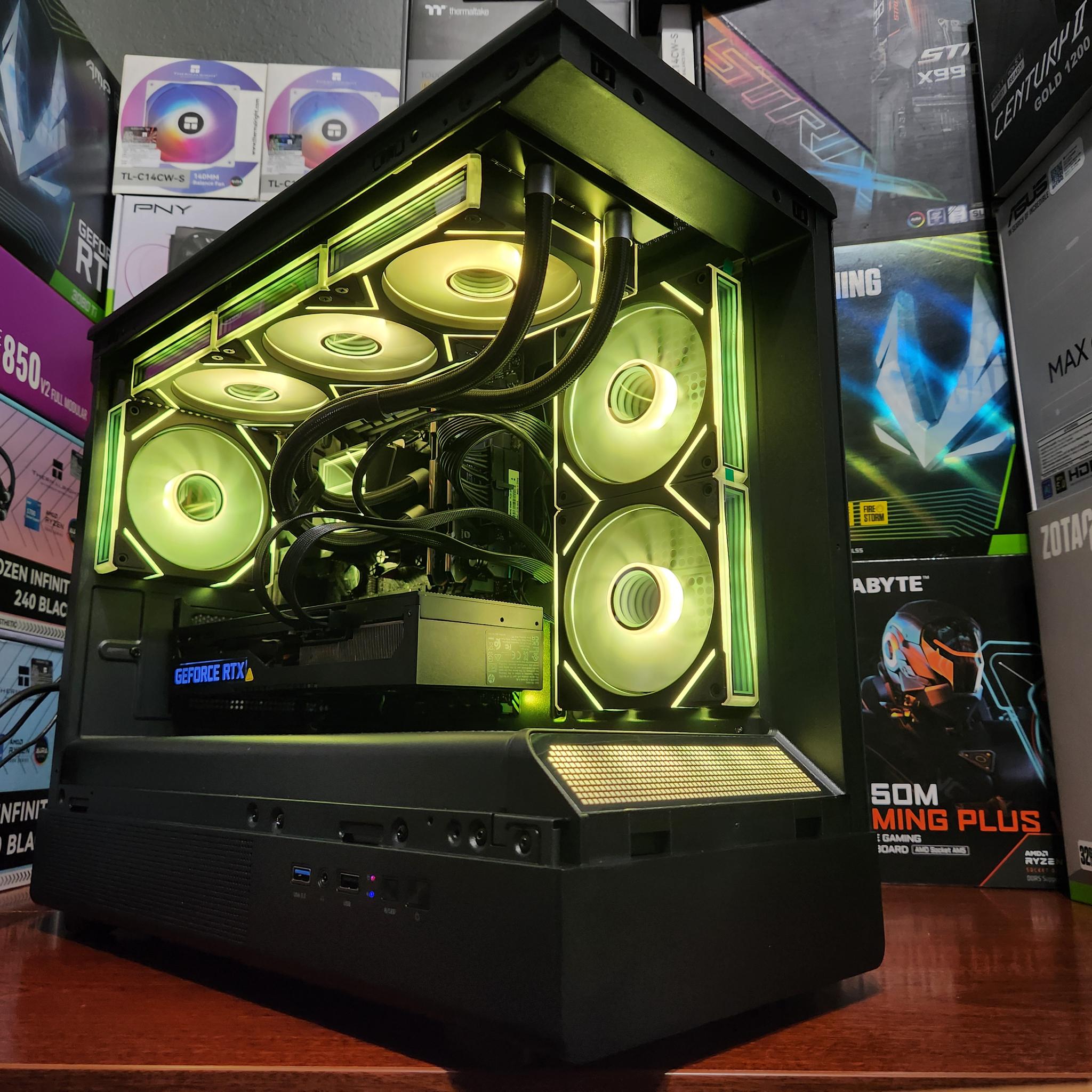 RTX 3080 10 GB| Ryzen 7 5800X | 32GB DDR4 RAM 3200 MTs| 1 TB NVME SSD | 850W GOLD | WIFI & BT | AIO