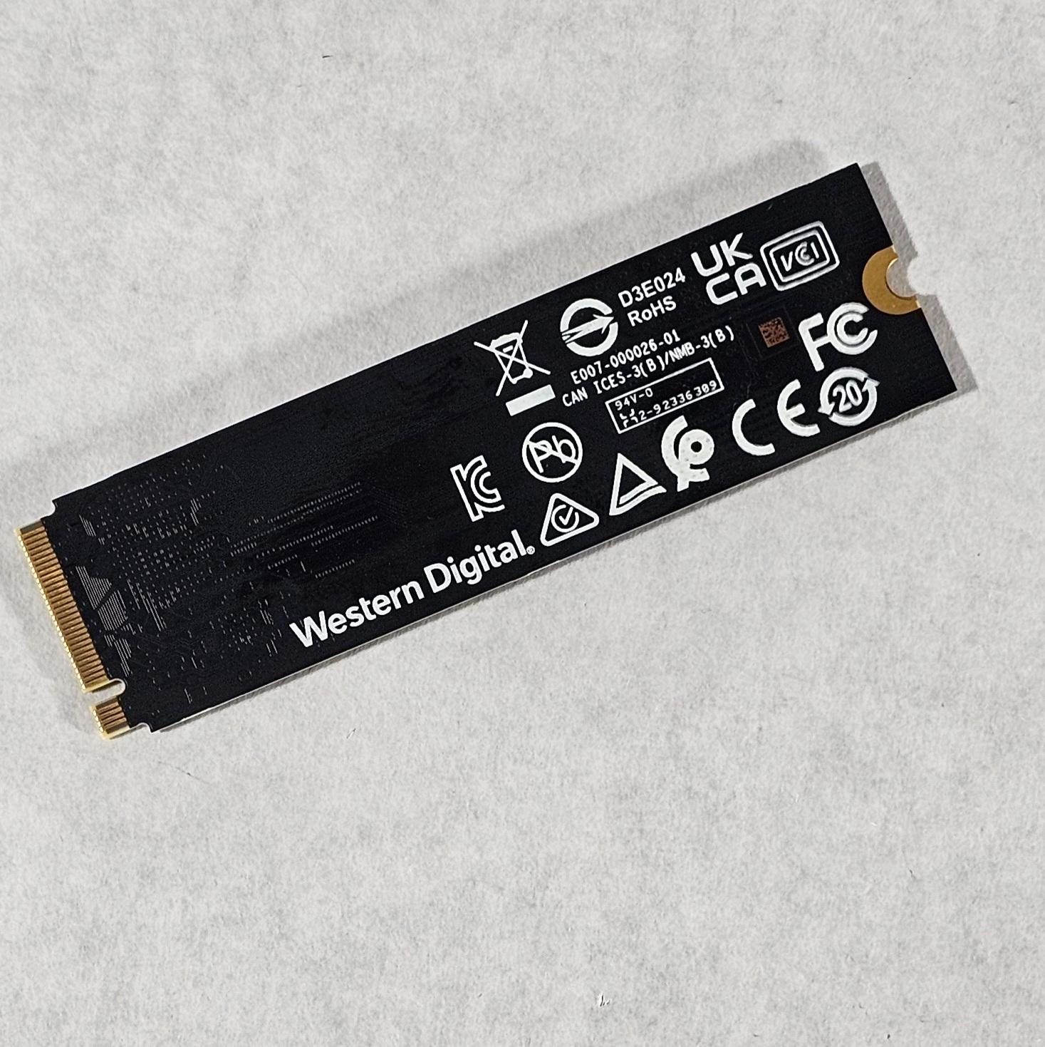 1TB NVMe M.2 SSD WD Blue