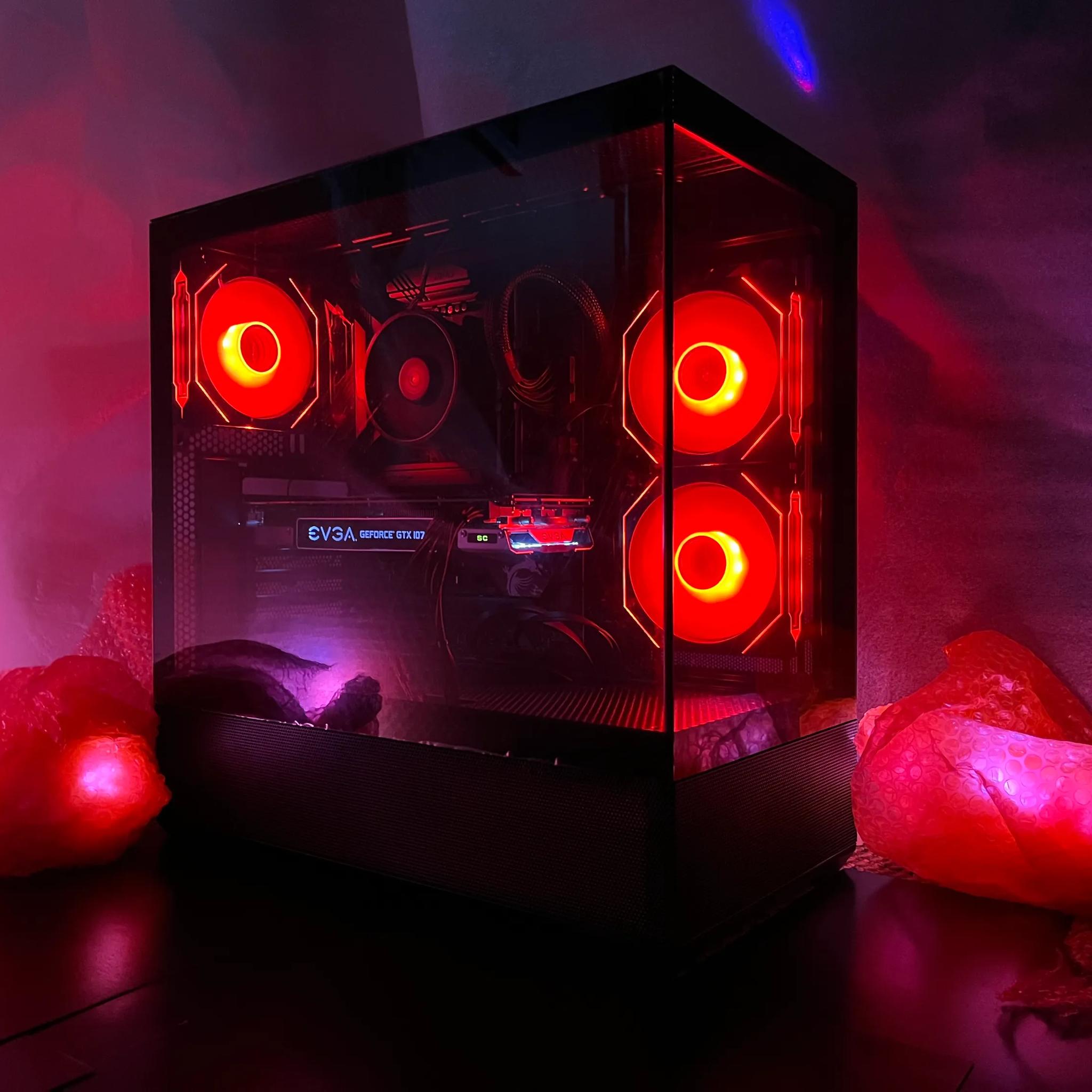 CUSTOM GAMING PC (Ryzen 5 5500 + NIVIDA GTX 1070 + 1TB SSD + 16GB RAM)