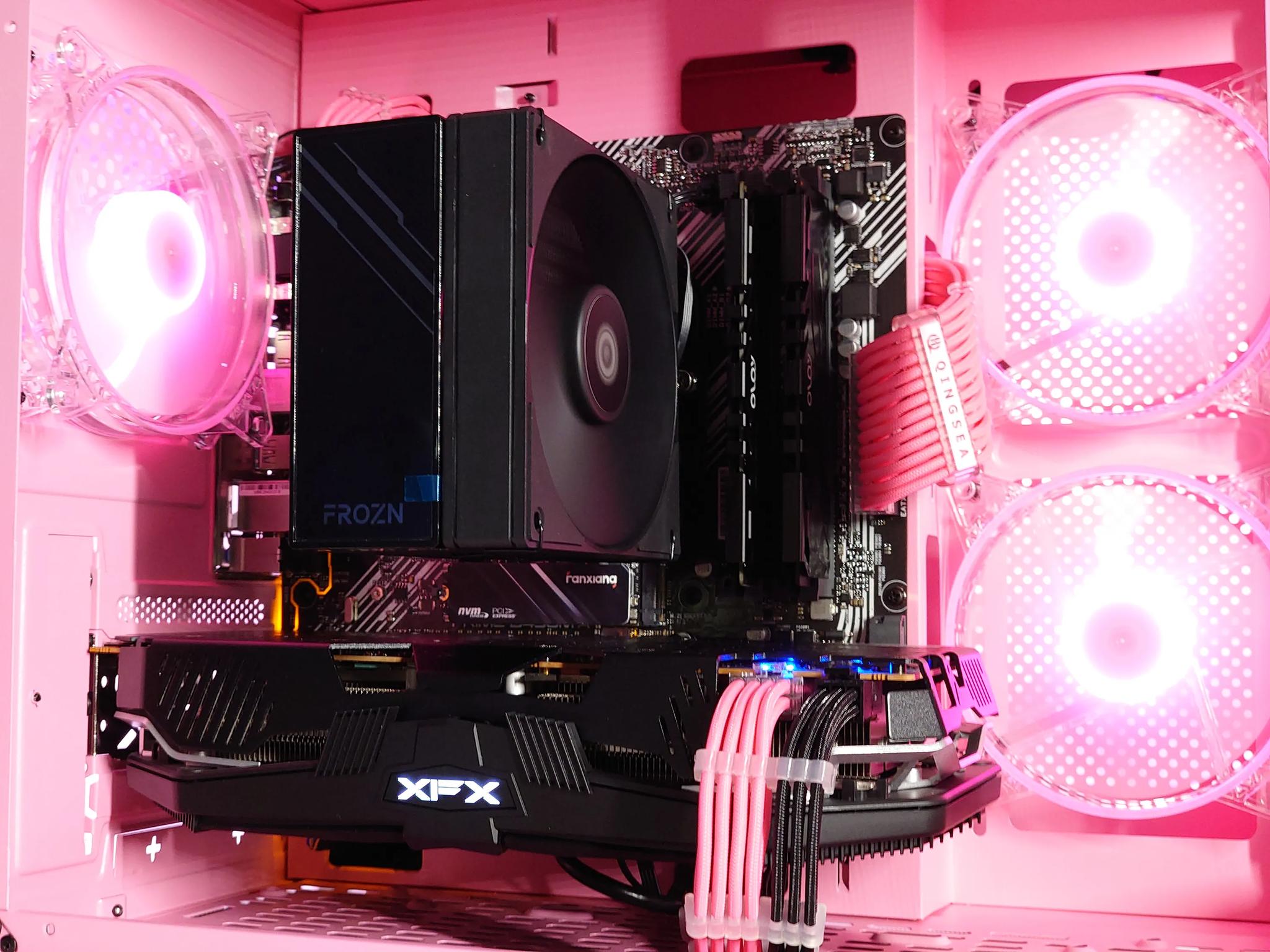 🩷🧁Buu Gaming PC🍧AMD RX 5700 XT 8GB 🍧AMD Ryzen 5 3600 6 core🍧16GB DDR4🍧1TB SSD