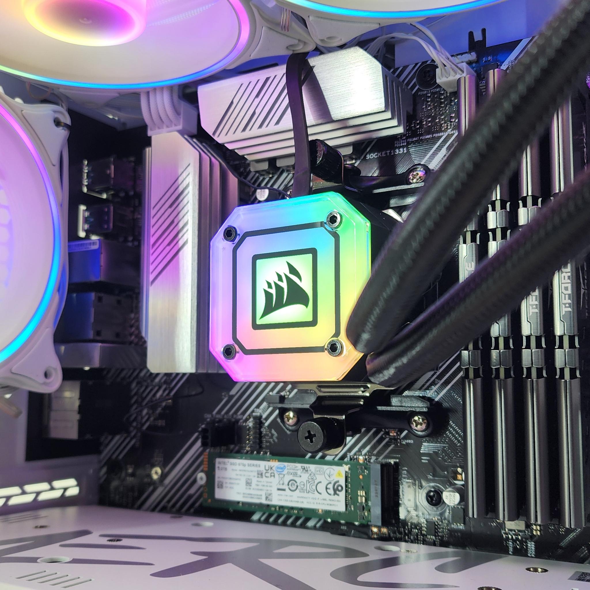 Gaming PC Ryzen 7 5700X3D 32GB RAM 2TB SSD RX 7900 XT 20GB Windows 11 Computer