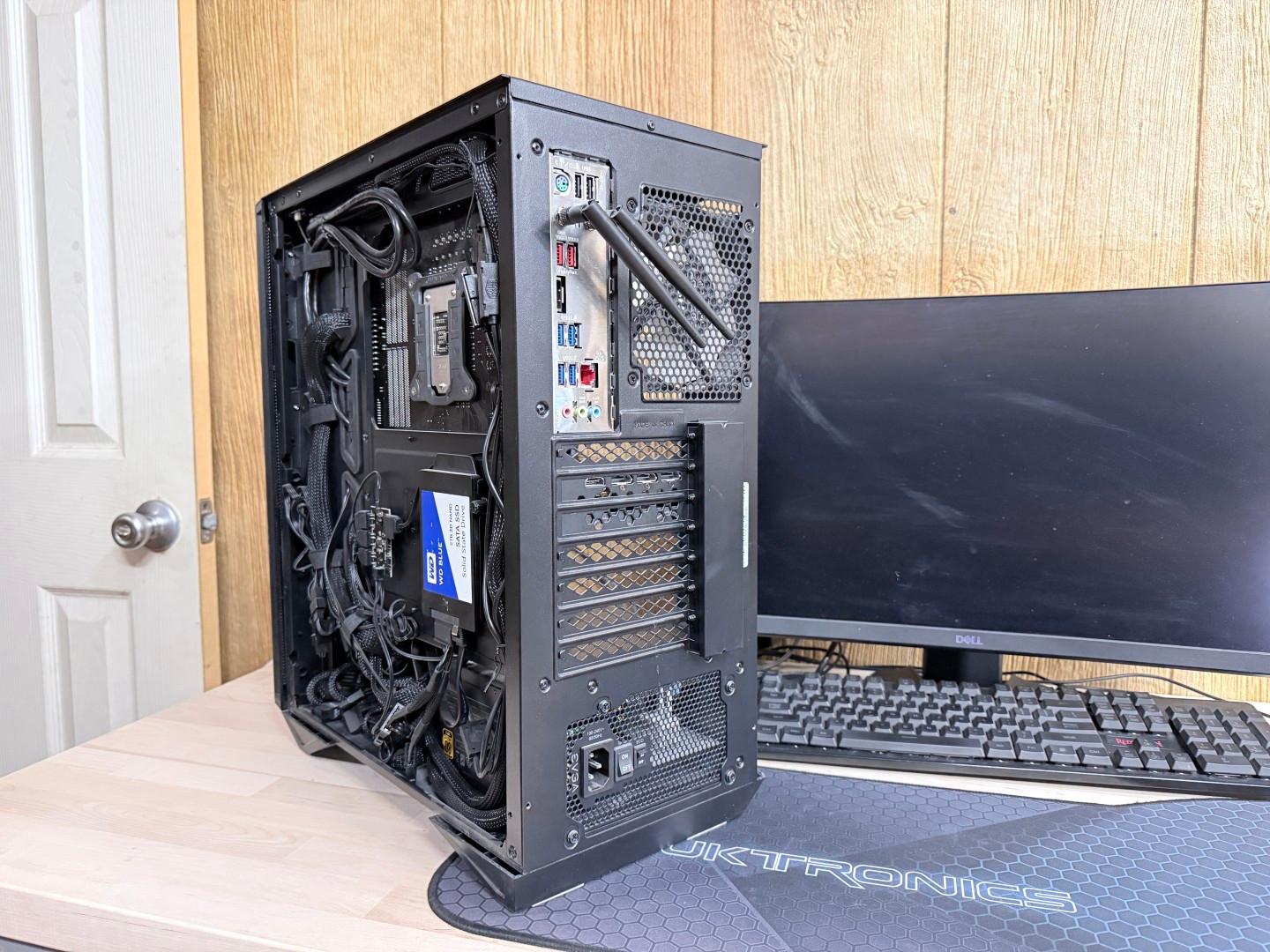 Intel i9 10850K, 32 GB 3200 MT/s, EVGA 3060 Ti 8GB, 1TB NVME, 2TB SATA SSD, EVGA 850 Watt PSU