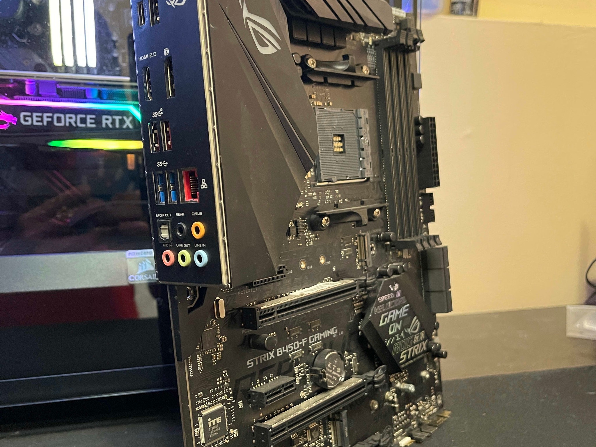 ASUS ROG STRIX B450-F GAMING MOTHERBOARD 
